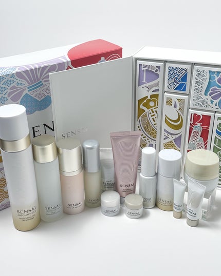 ホリデーギフト b/SENSAI/スキンケアキットを使ったクチコミ(9枚目)