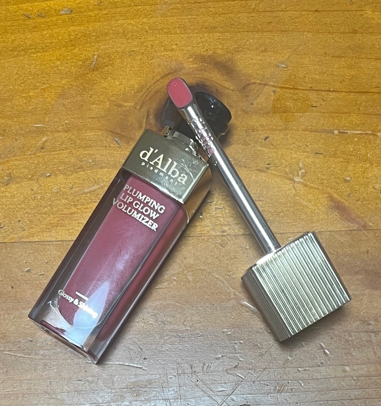 ダルバ プランピンクグロウボリューマイザー/ダルバ/リップグロスを使ったクチコミ(2枚目)
