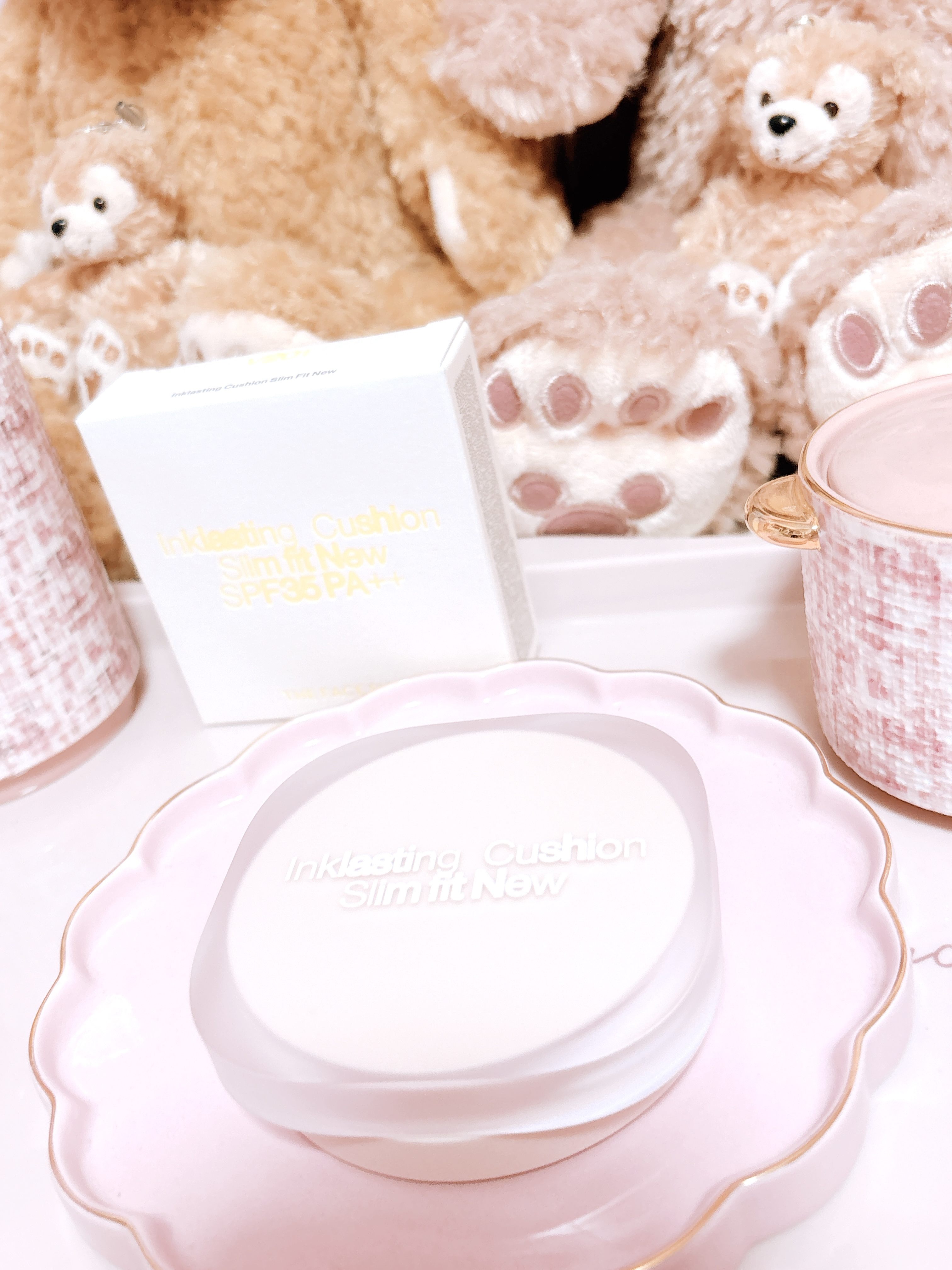 インクラスティングクッションファンデーション/THE FACE SHOP/クッションファンデーションを使ったクチコミ（3枚目）