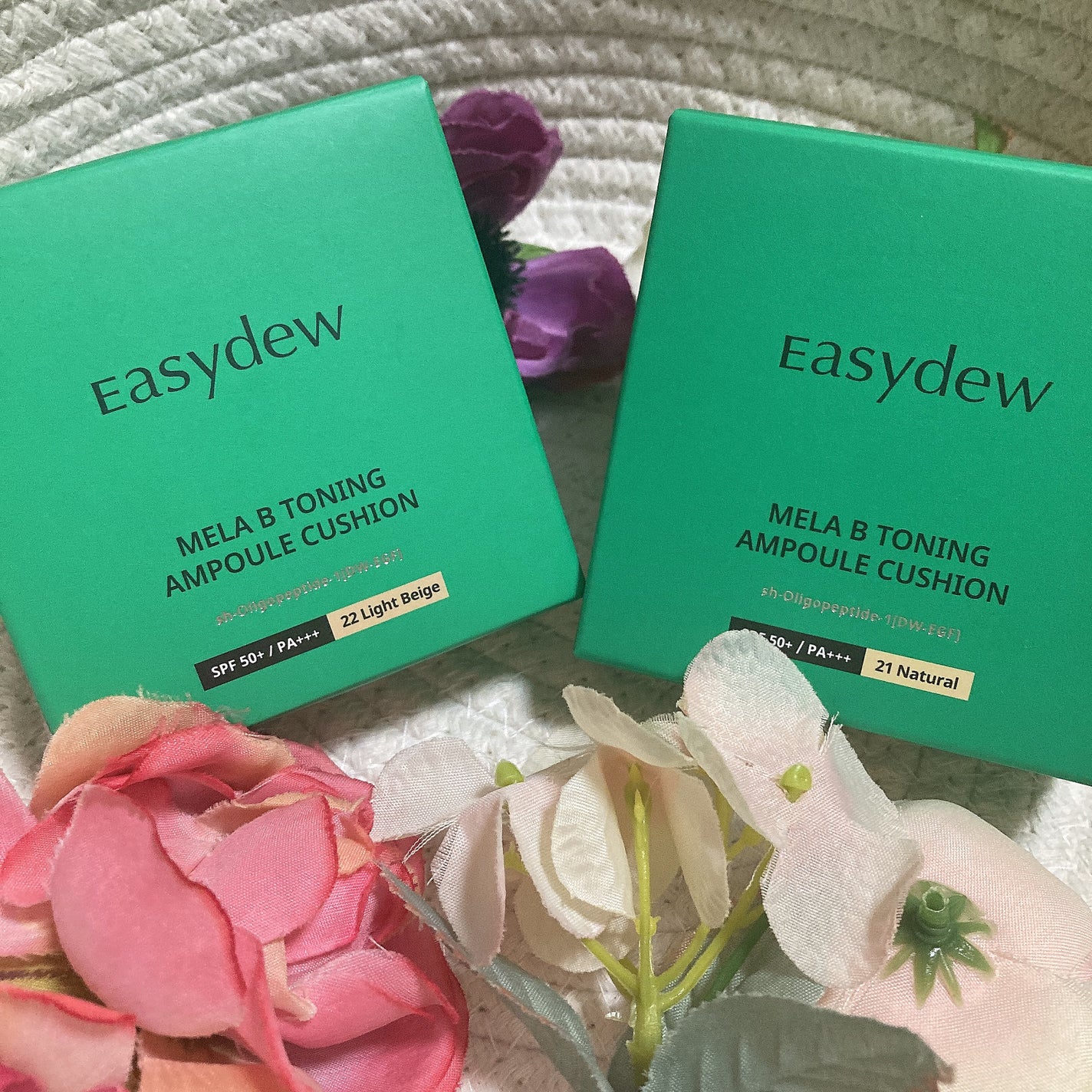 イージーデュー メラB トーニングアンプルクッション/Easydew/クッションファンデーションを使ったクチコミ(4枚目)