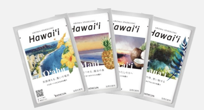 アロマスパークリング ハワイ/バスクリン/炭酸系入浴剤を使ったクチコミ（3枚目）