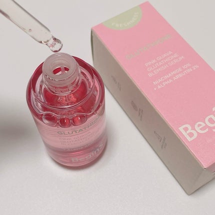 Pink Guava Glutathione Blemish Serum/BeginS by JUNGSAEMMOOL/美容液を使ったクチコミ(3枚目)