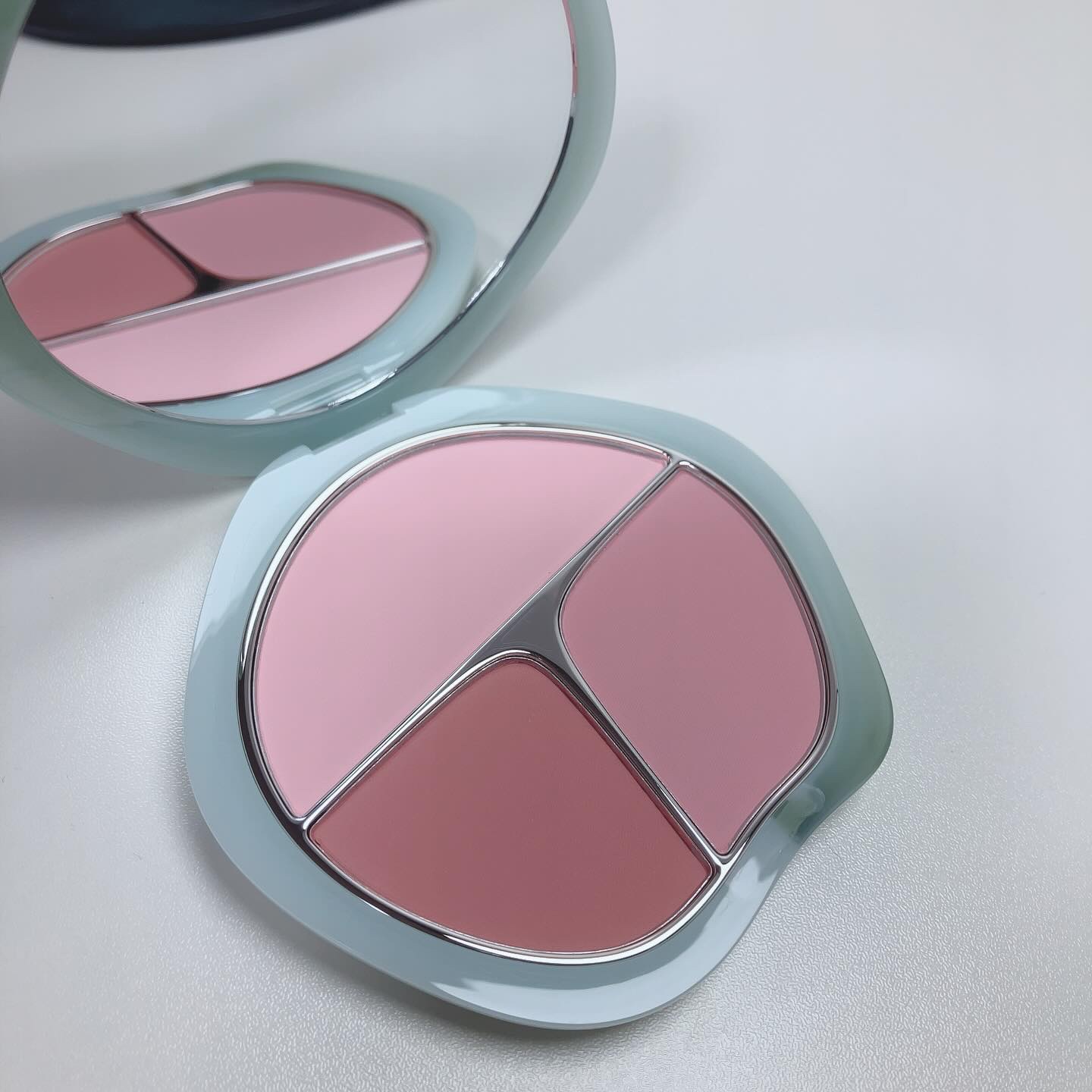 TIMAGE  3色チークパレット/TIMAGE/パウダーチークを使ったクチコミ（3枚目）