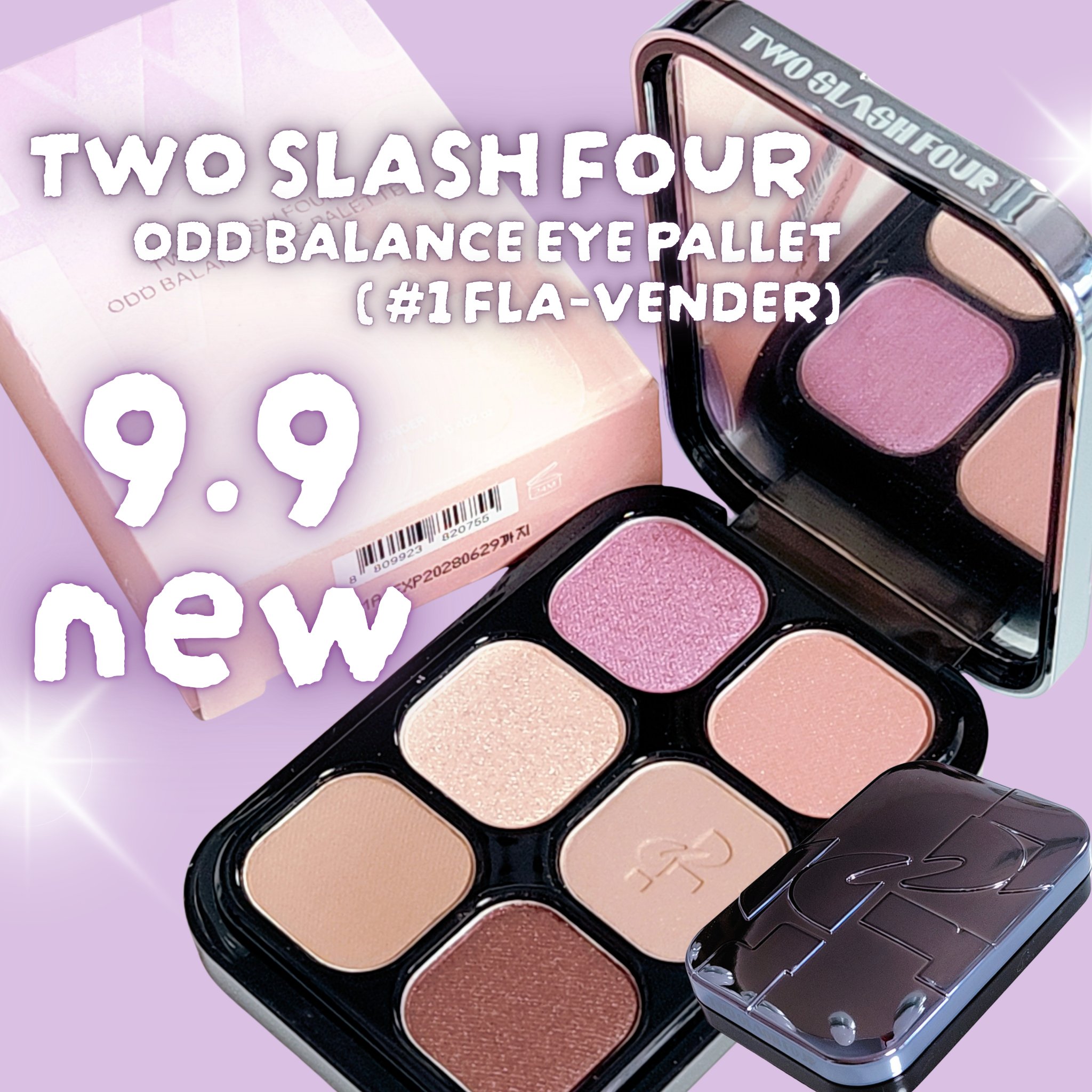 オッドバランスアイパレット/TWO SLASH FOUR/アイシャドウパレットを使ったクチコミ（1枚目）