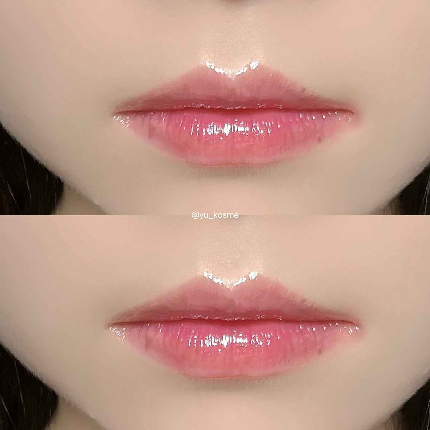GLOWY TINT BALM/AOU/リップグロスを使ったクチコミ(3枚目)