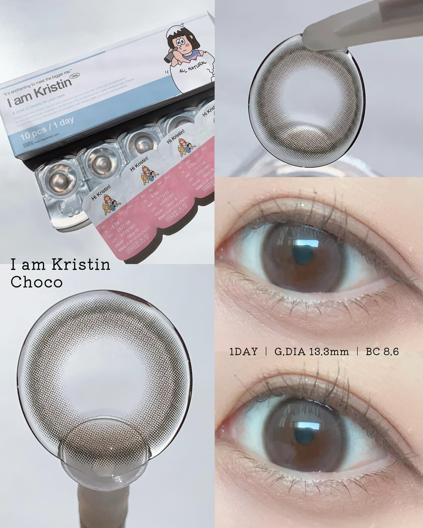 I am Kristin/Hapa kristin/１ヶ月（１MONTH）カラコンを使ったクチコミ（2枚目）