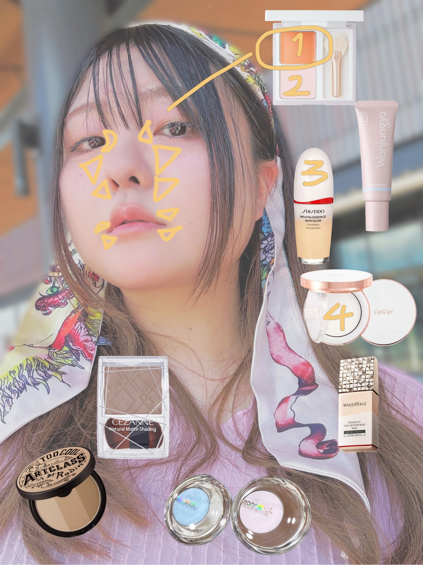 アートクラスバイロダン シェーディング/too cool for school/シェーディングを使ったクチコミ(3枚目)