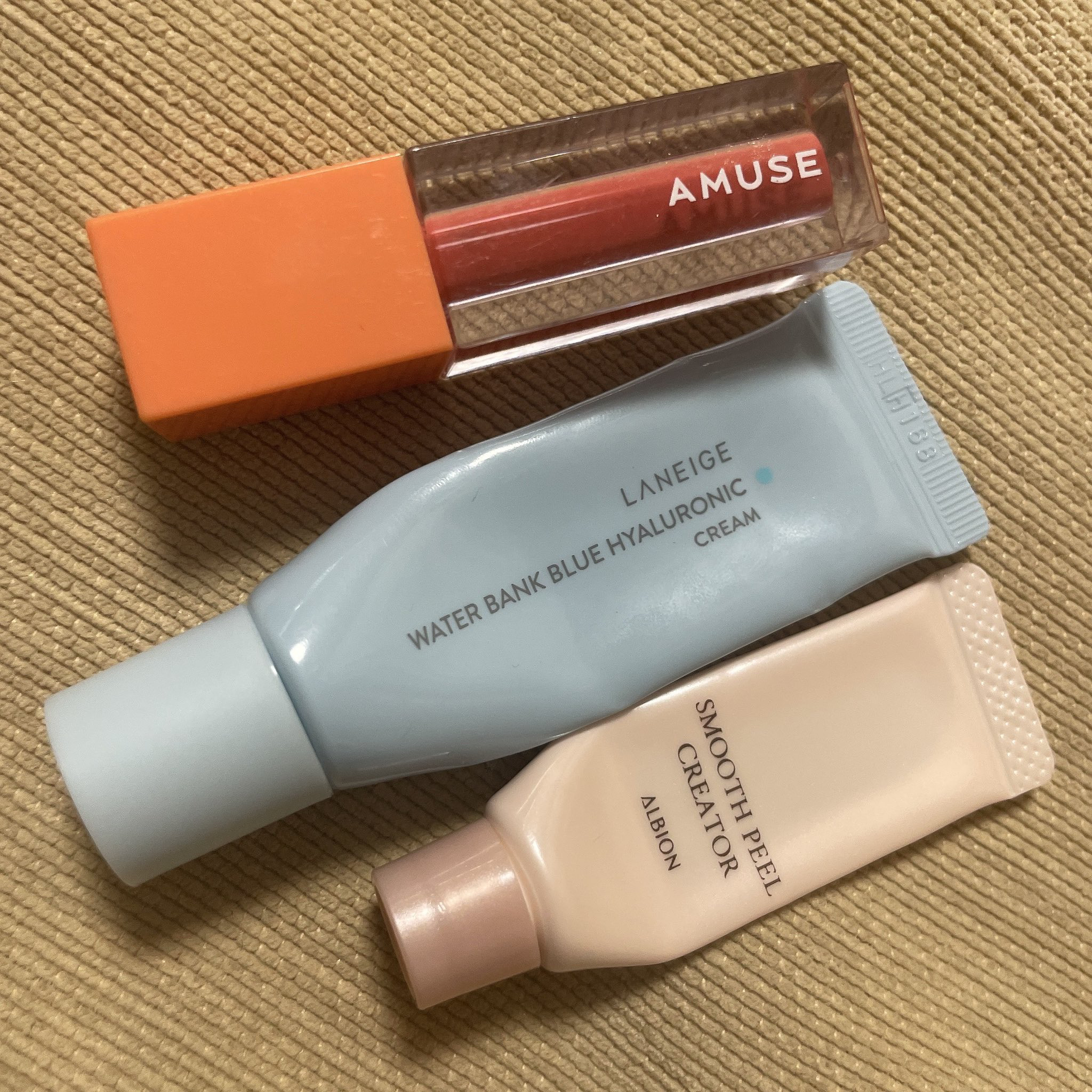 グラスティングウォーターティント 韓服エディション/rom&nd/リップティントを使ったクチコミ（2枚目）