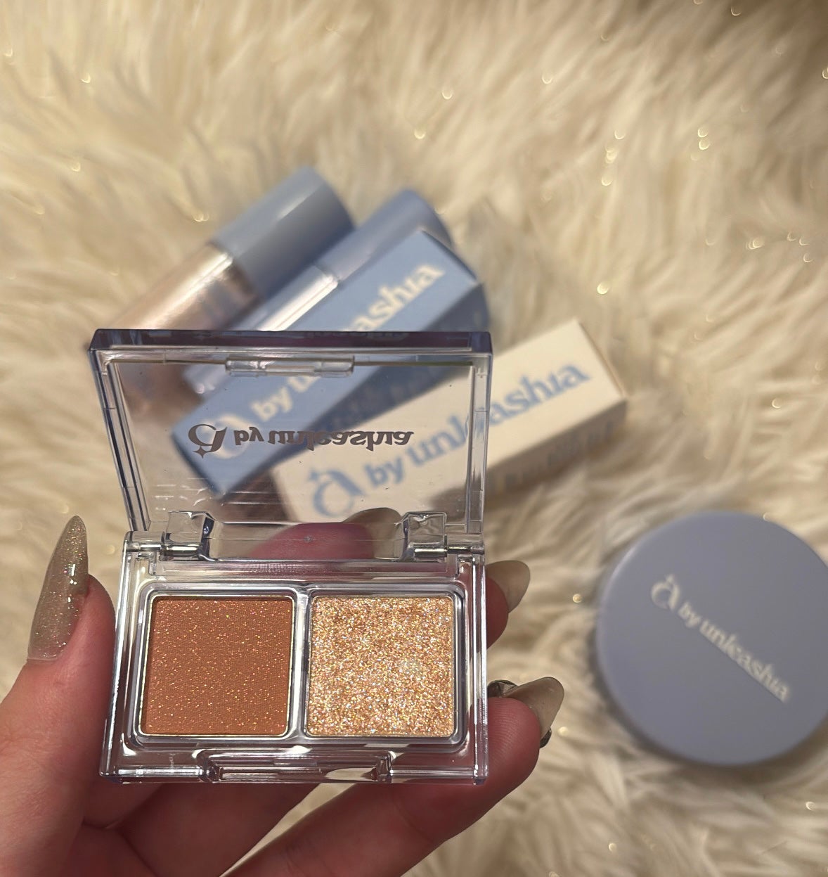 ムーンライトリキッドグリッター/unleashia/グリッターを使ったクチコミ(3枚目)