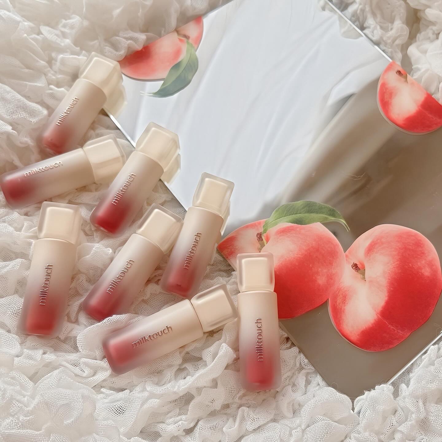 スプレッドフィットブラーティント 08 イーブンヒップ/Milk Touch/リップティントを使ったクチコミ（1枚目）