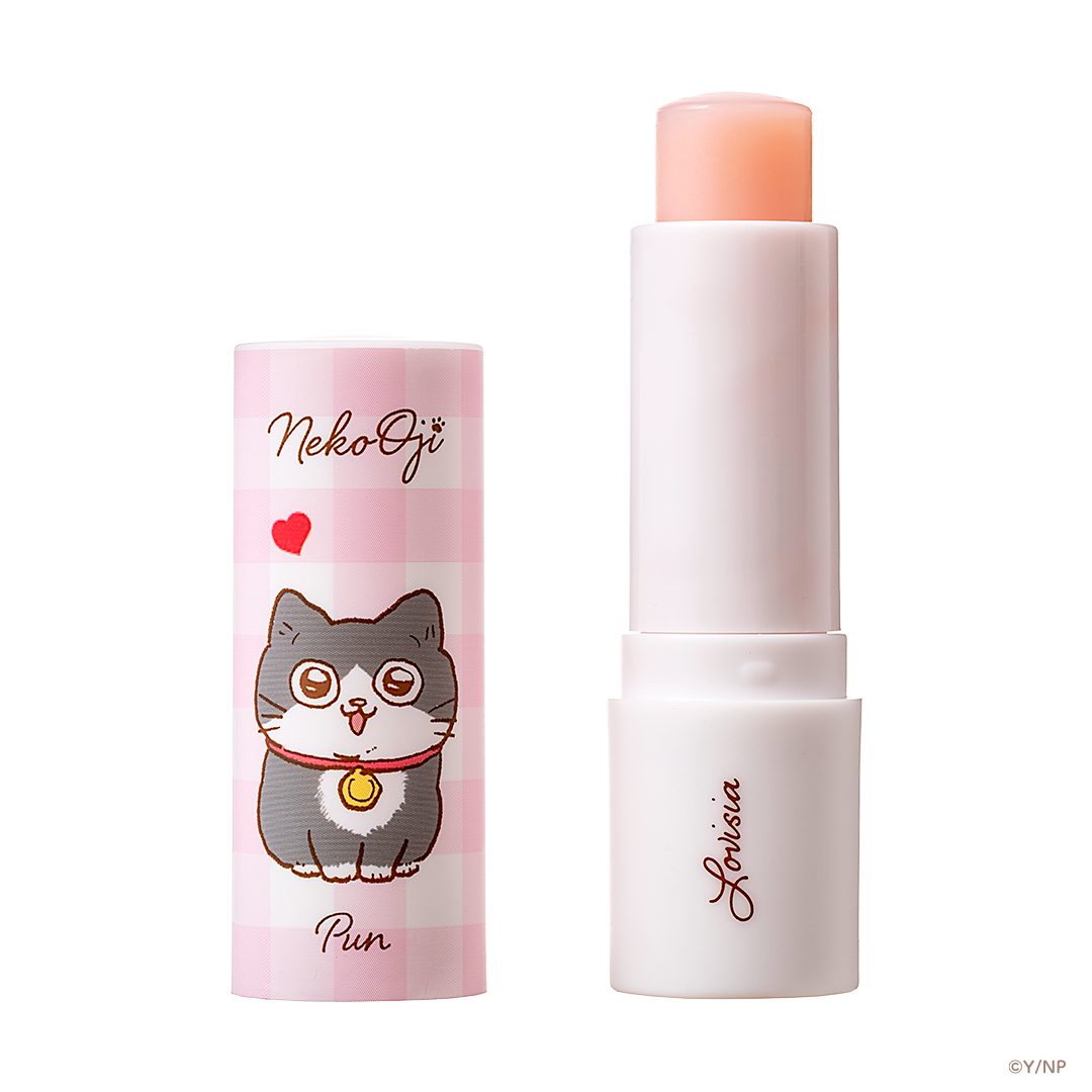 Lovisiaねこに転生したおじさんリップクリーム プンちゃん（ピーチの香り） / ラヴィジア