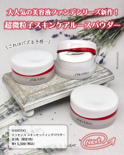 SHISEIDO エッセンス スキンセッティング パウダー/SHISEIDO/ルースパウダーを使ったクチコミ(2枚目)