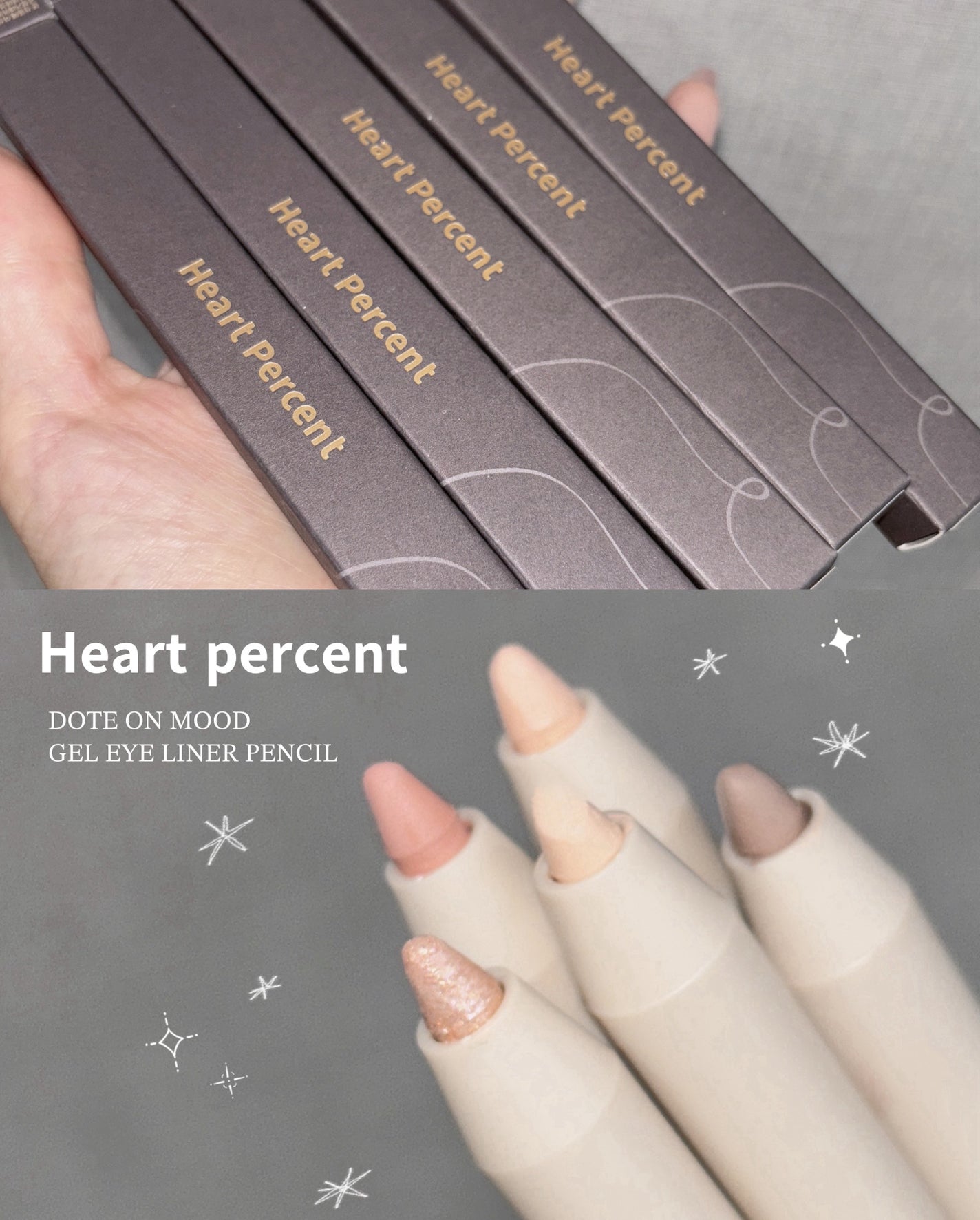 ドットオンムードジェルアイライナーペンシル/Heart Percent/ジェルアイライナーを使ったクチコミ(2枚目)