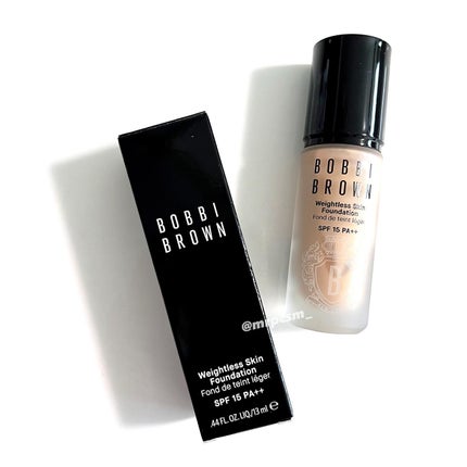 ウェイトレス スキン ファンデーション/BOBBI BROWN/リキッドファンデーションを使ったクチコミ(1枚目)
