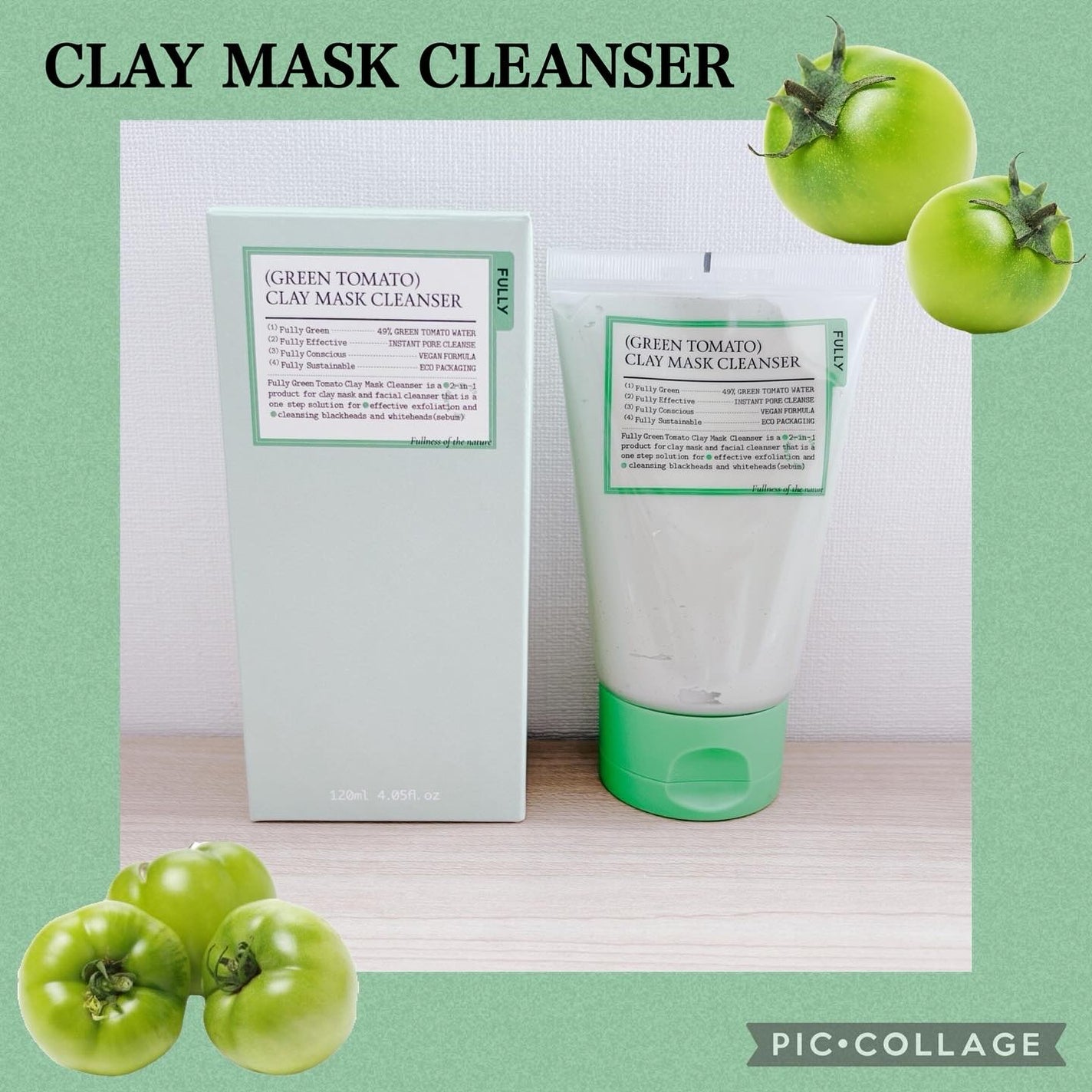 グリーントマトクレイマスククレンザー/FULLY/洗い流すパック・マスクを使ったクチコミ(2枚目)