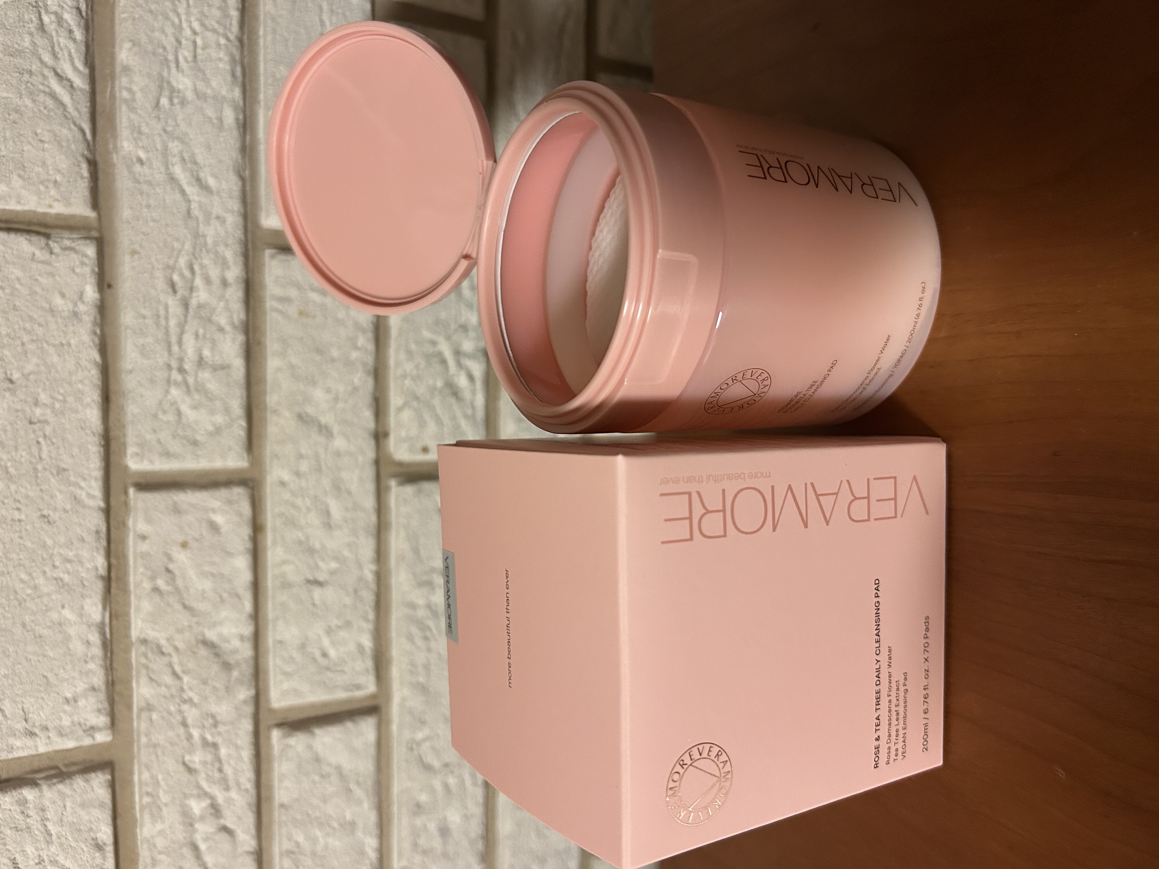 ローズ＆ティーツリークレンジングパッド/VERAMORE/クレンジングシートを使ったクチコミ（1枚目）