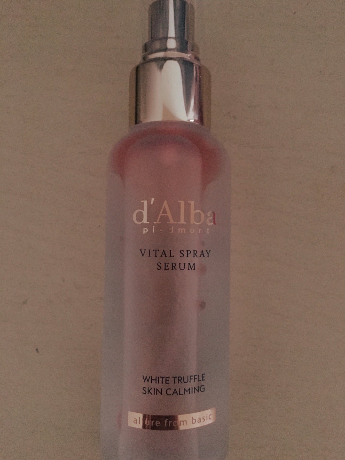 ダルバ ホワイトトリュフバイタルスプレーセラム/ダルバ/ミスト状化粧水を使ったクチコミ(1枚目)