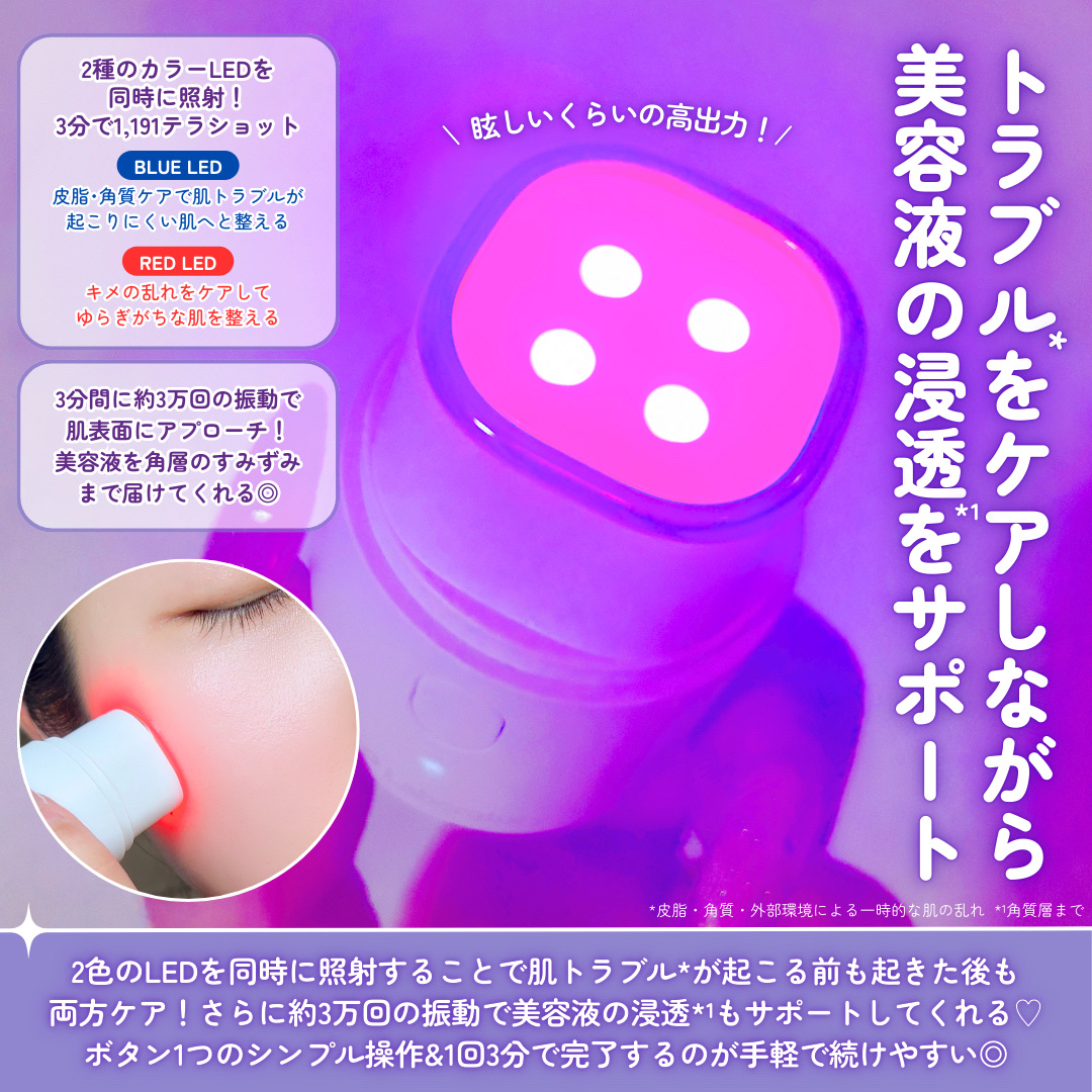 トラブルカーミングクイックブースターショット/CNP Laboratory/美顔器・マッサージを使ったクチコミ（3枚目）