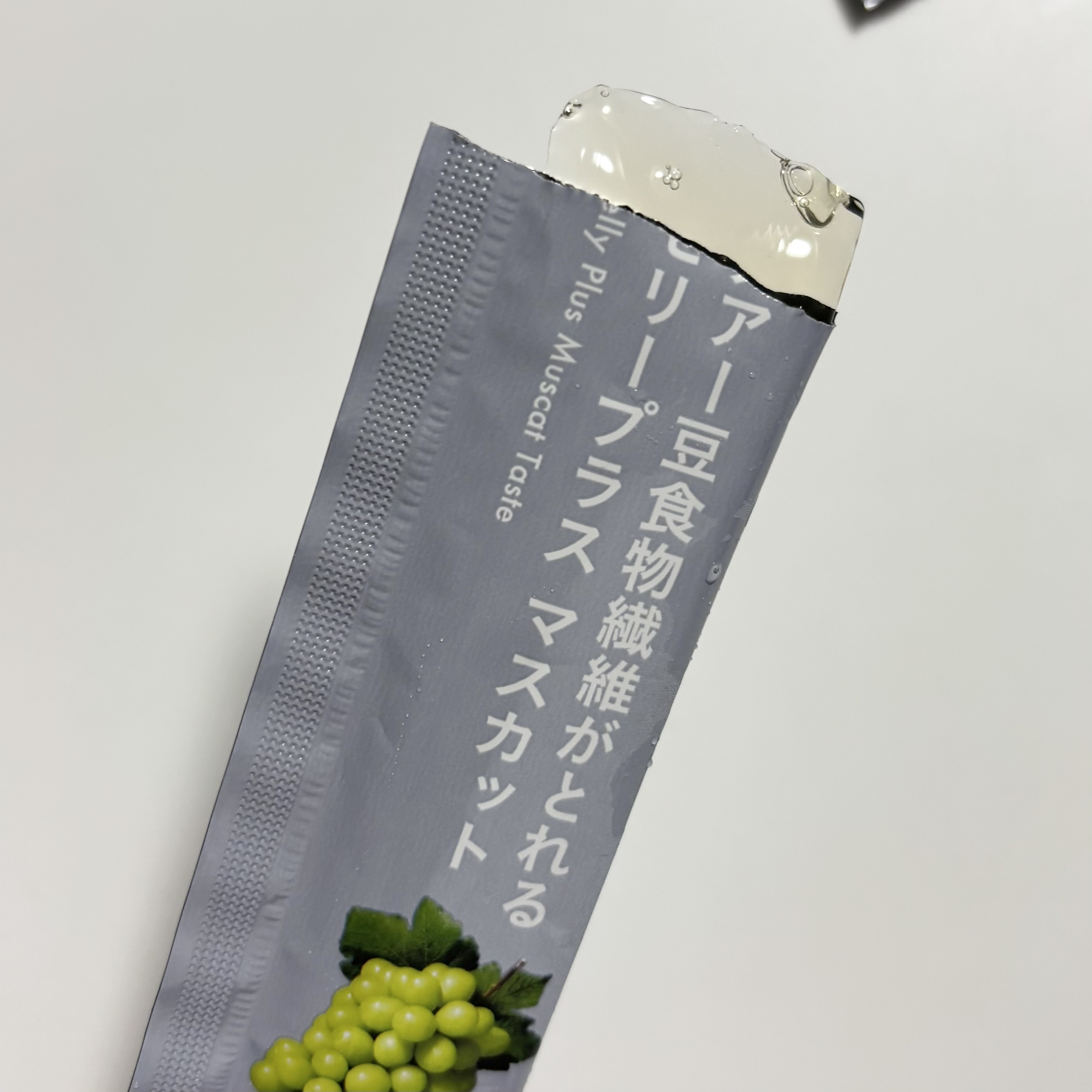 グアー豆食物繊維がとれるゼリープラス マスカット/サイクルミー/バランス栄養食を使ったクチコミ（3枚目）