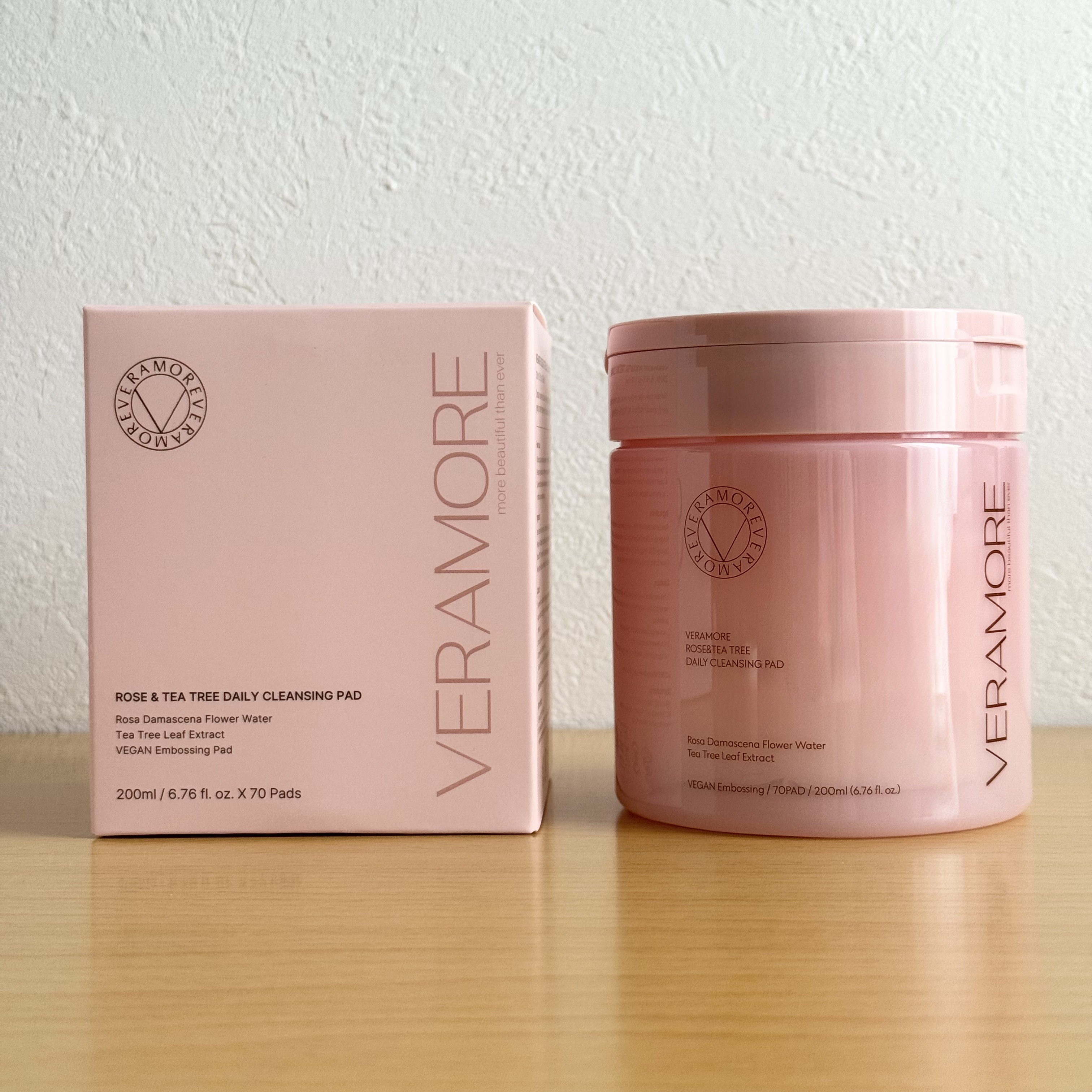ローズ＆ティーツリークレンジングパッド/VERAMORE/クレンジングシートを使ったクチコミ（1枚目）