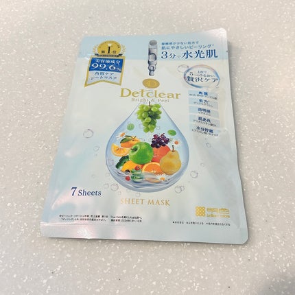 DETクリア ブライト&ピール シートマスク/Detclear/シートマスク・パックを使ったクチコミ(1枚目)
