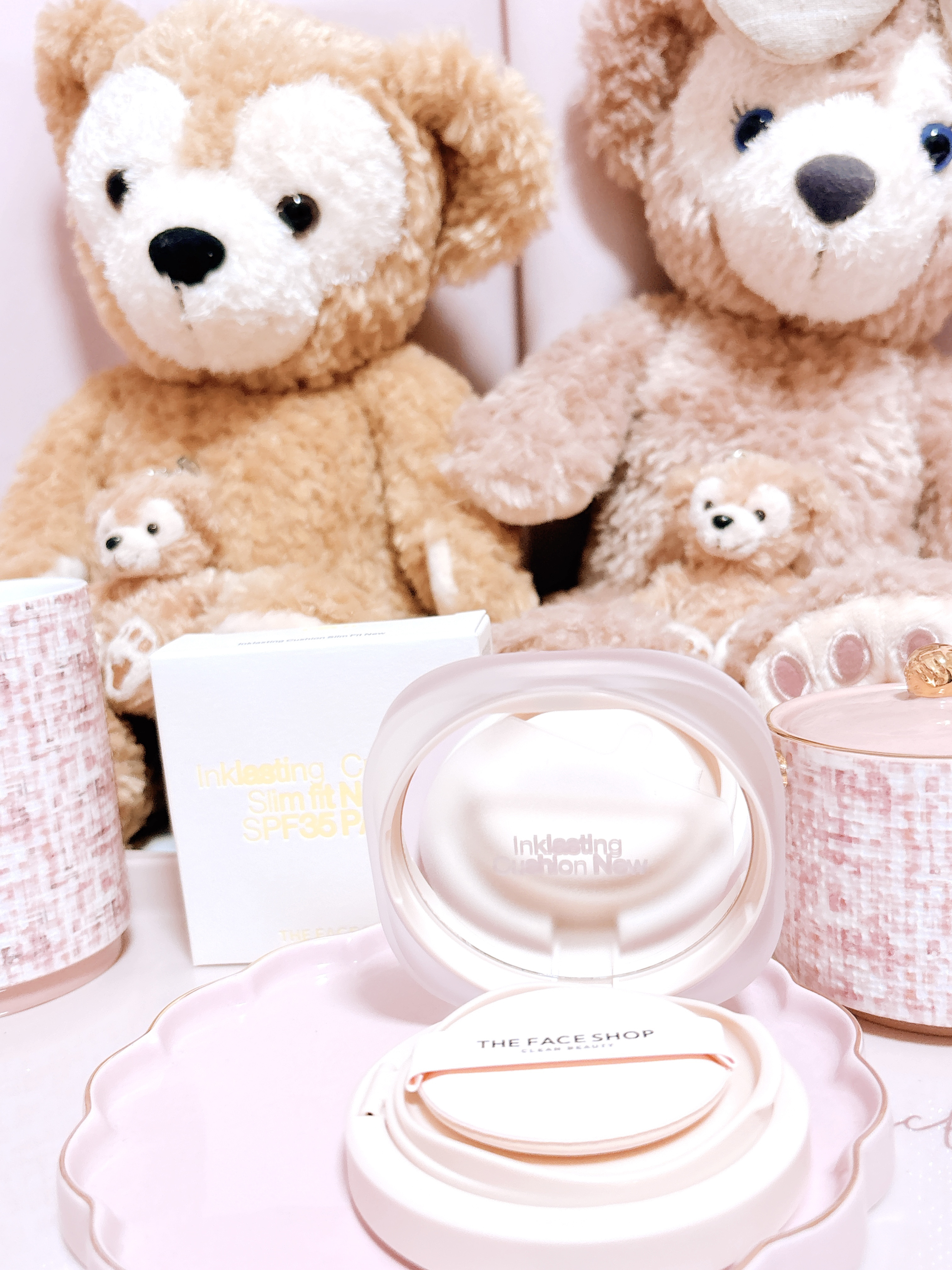 インクラスティングクッションファンデーション/THE FACE SHOP/クッションファンデーションを使ったクチコミ（1枚目）