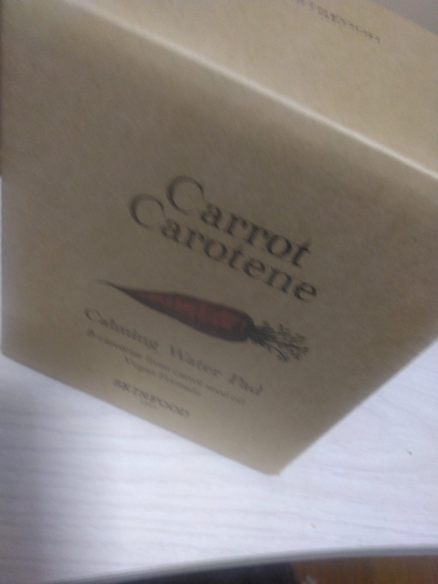 キャロットカロテン カーミングウォーターパッド/SKINFOOD/トナーパッドを使ったクチコミ(1枚目)