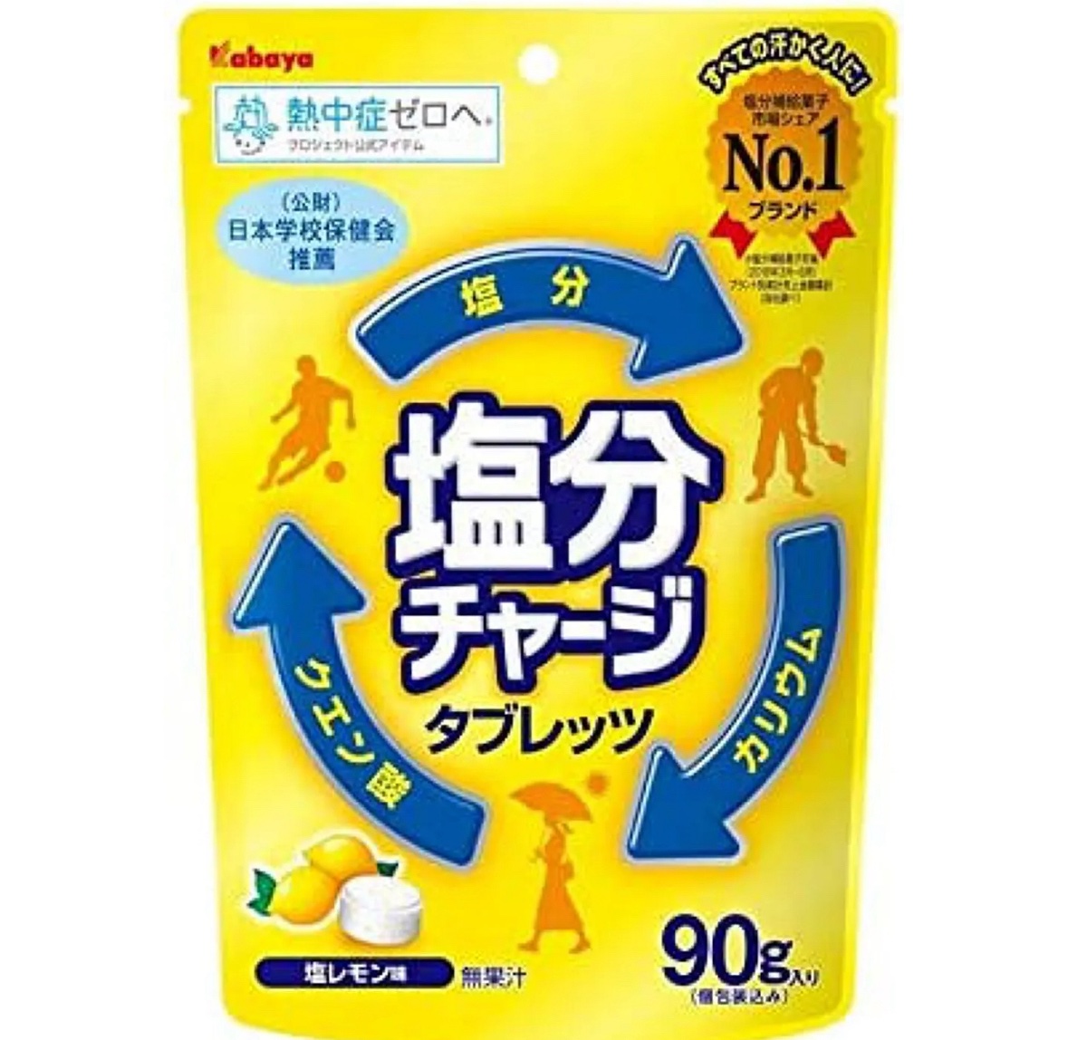 塩分チャージタブレッツ 塩レモン味/カバヤ/食品を使ったクチコミ（1枚目）