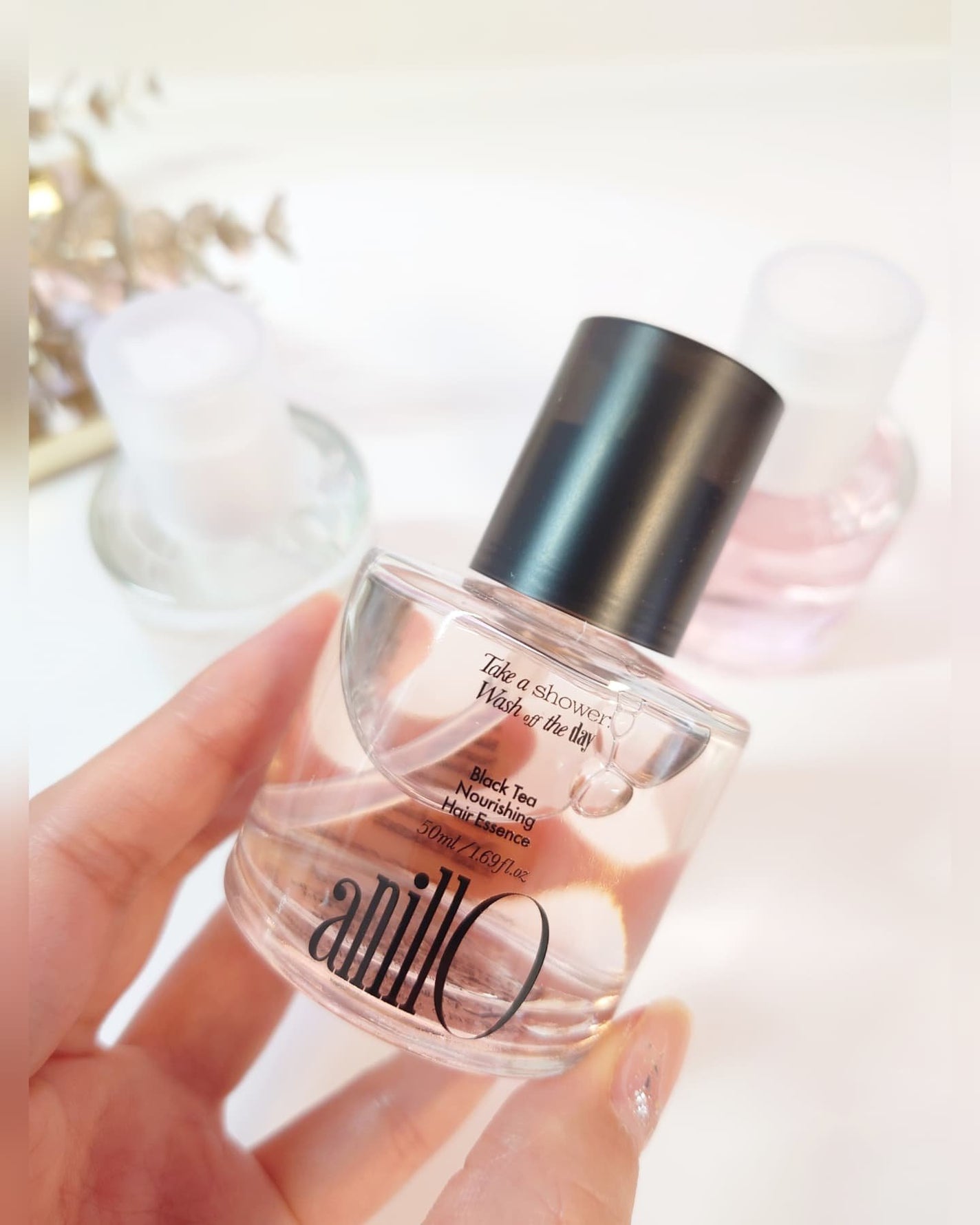 ロージーナイトヘアエッセンス/ANILLO/ヘアオイルを使ったクチコミ(2枚目)