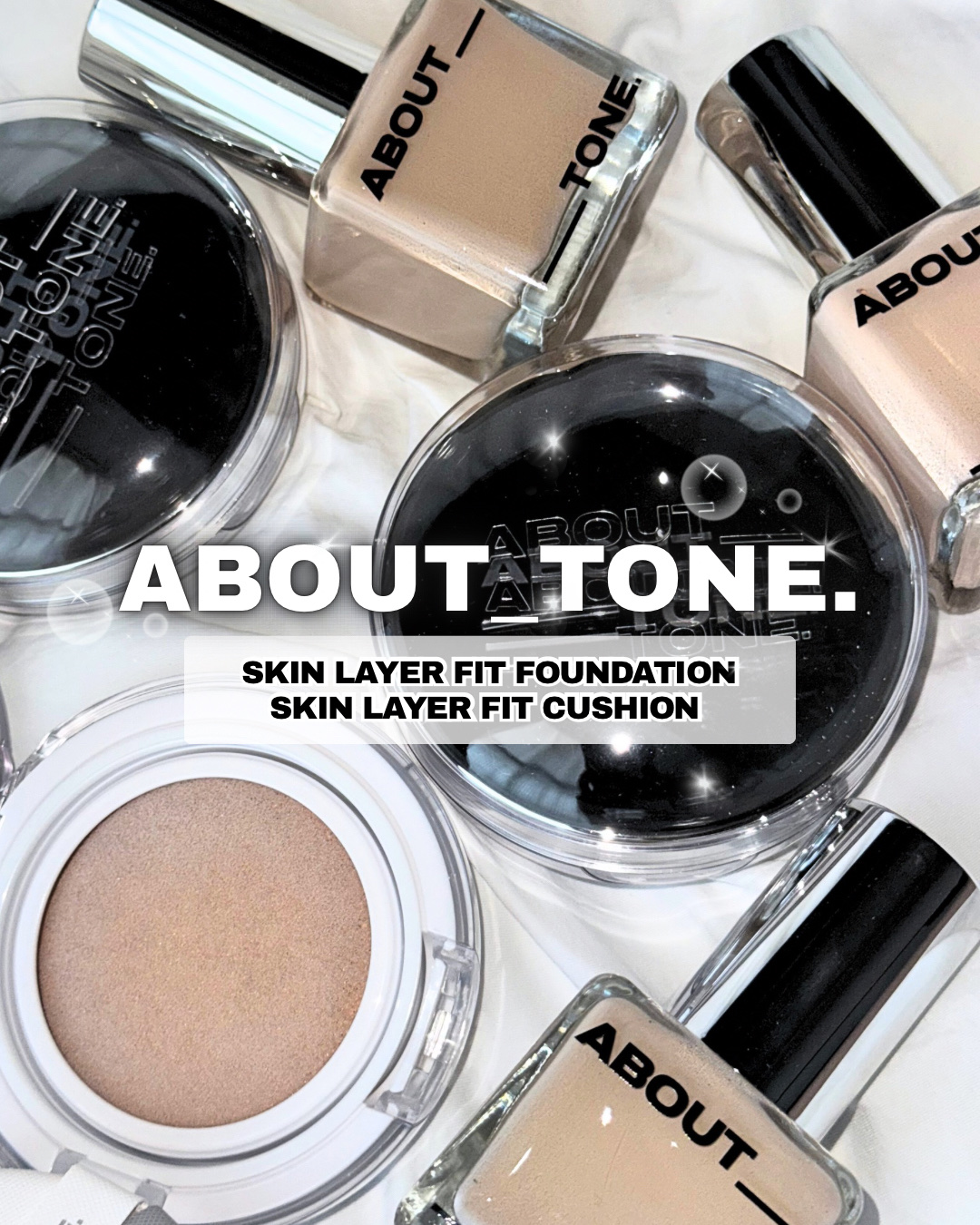 スキンレイヤーフィットクッション/ABOUT TONE/クッションファンデーションを使ったクチコミ（1枚目）