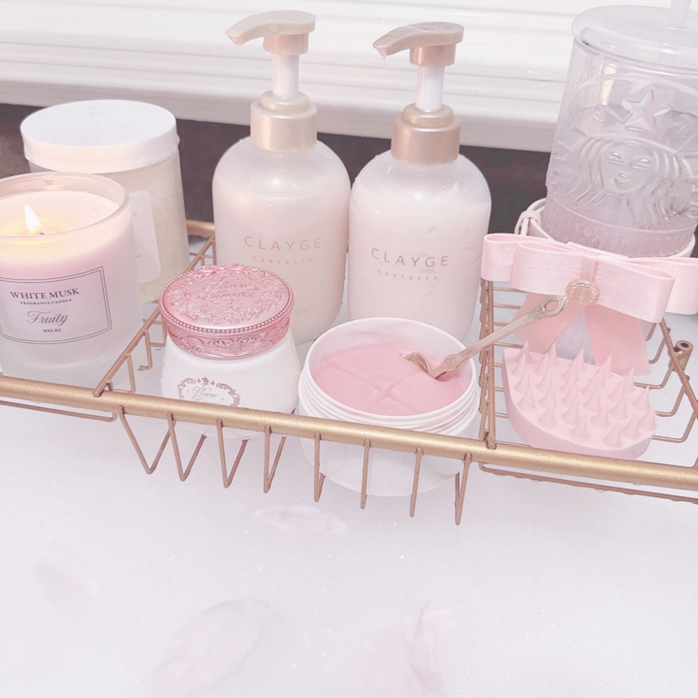 はーちゃん on LIPS 「ぷくぷく界隈の理想のお風呂🛁💓最近スクラブ集めにハマっててこの..」(1枚目)