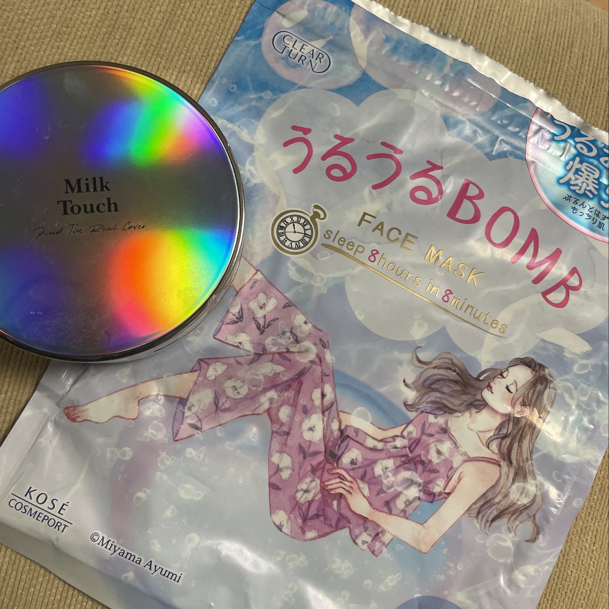 ファインド ザ リアル カバー クッション 01号 ピュアベージュ/Milk Touch/クッションファンデーションを使ったクチコミ（2枚目）