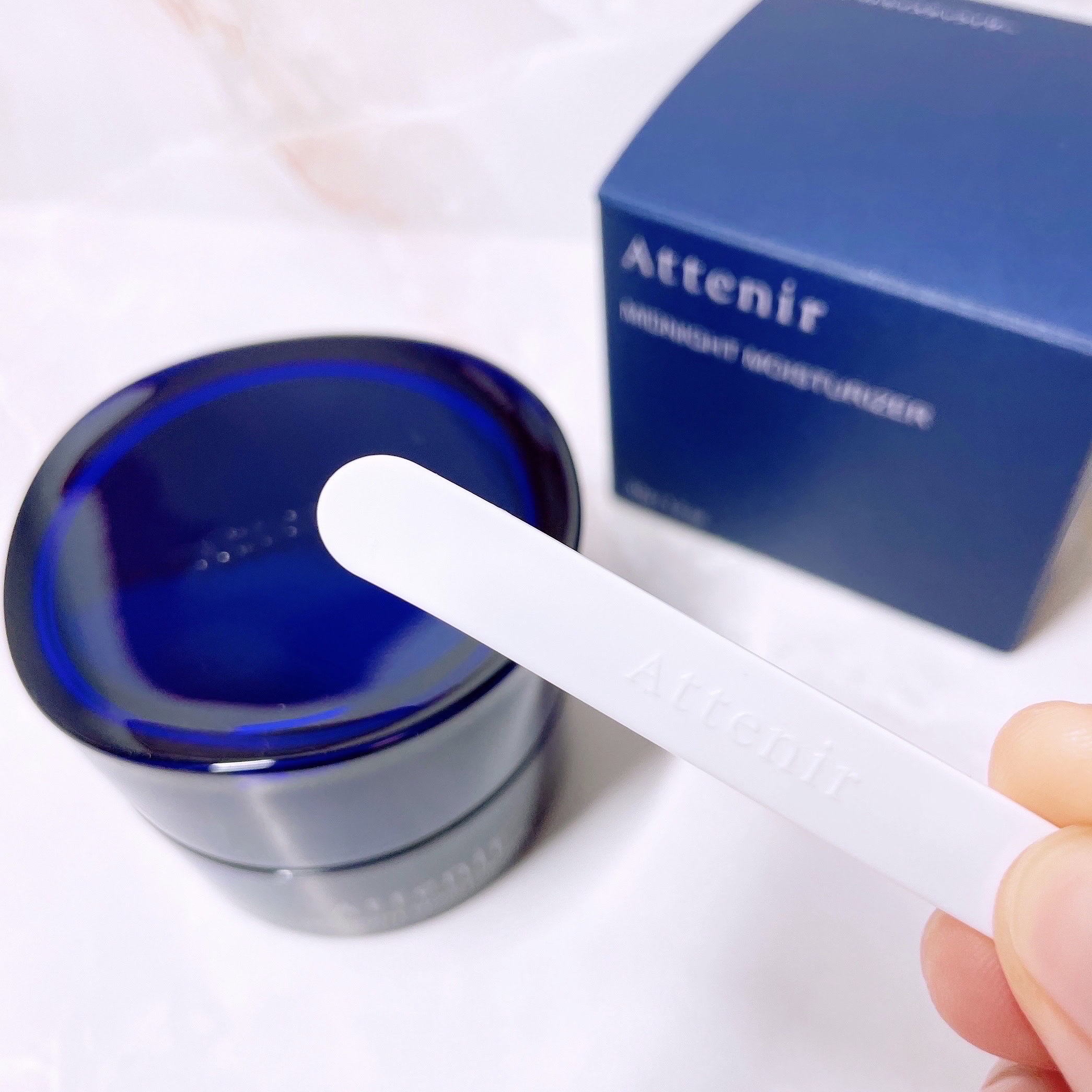 アテニア ミッドナイトモイスチャライザー/アテニア/フェイスクリームを使ったクチコミ（3枚目）