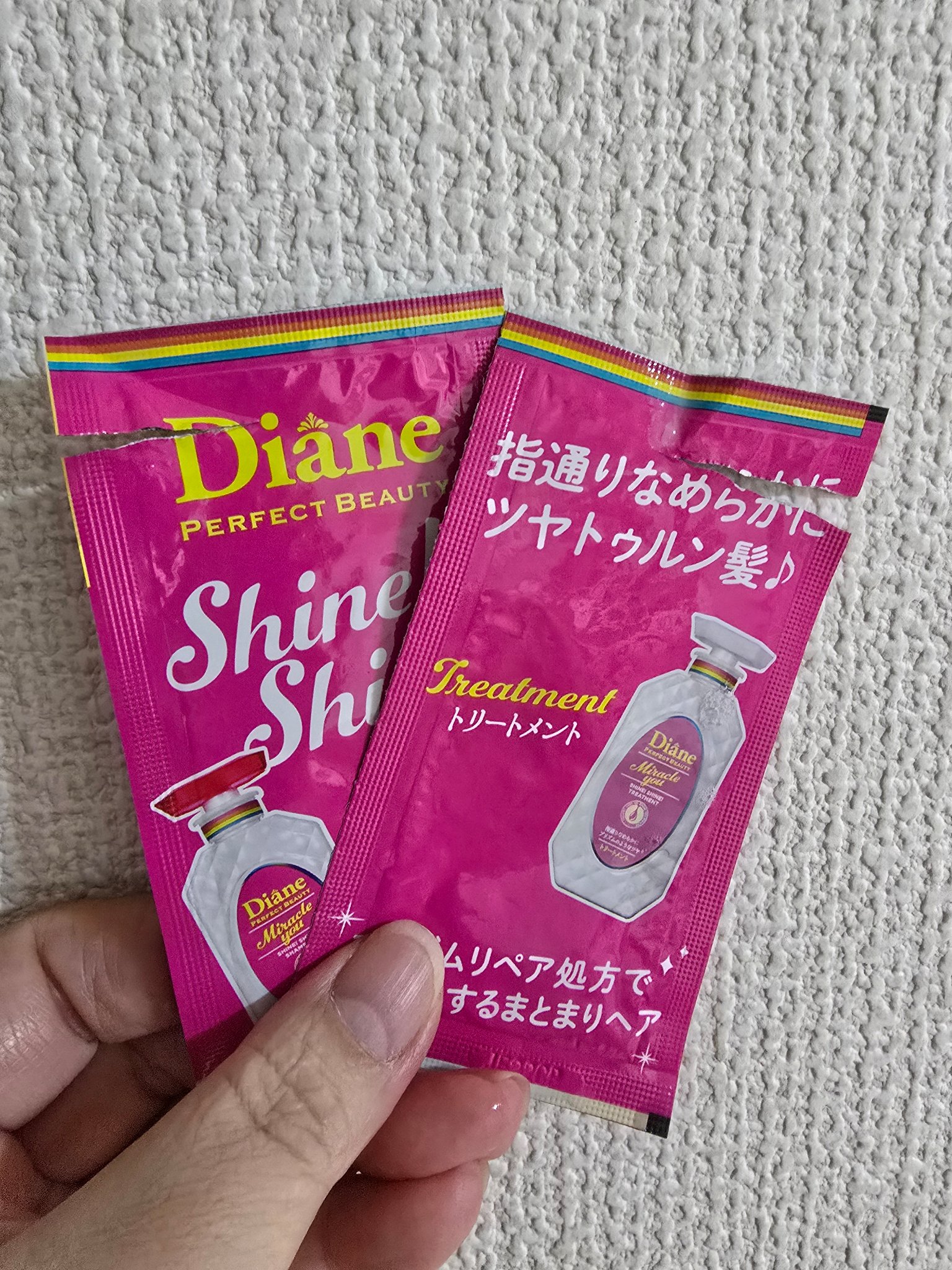 シャインシャイン/シャンプー＆トリートメント/ダイアン/市販シャンプーを使ったクチコミ（1枚目）