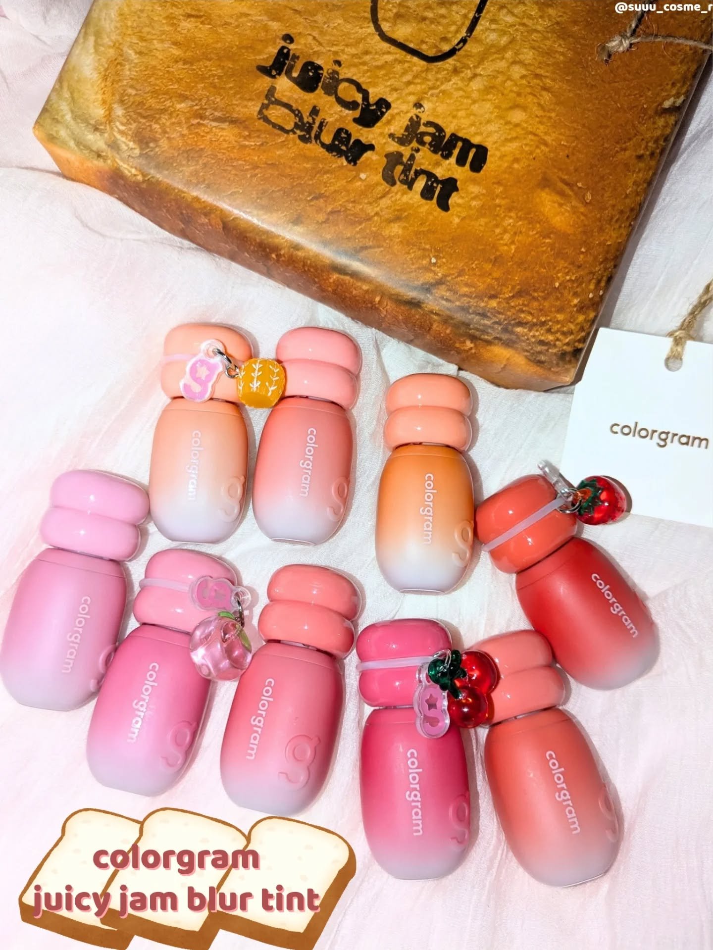 カラーグラム ジューシージャムブラーティント/Colorgram/リップティントを使ったクチコミ（1枚目）