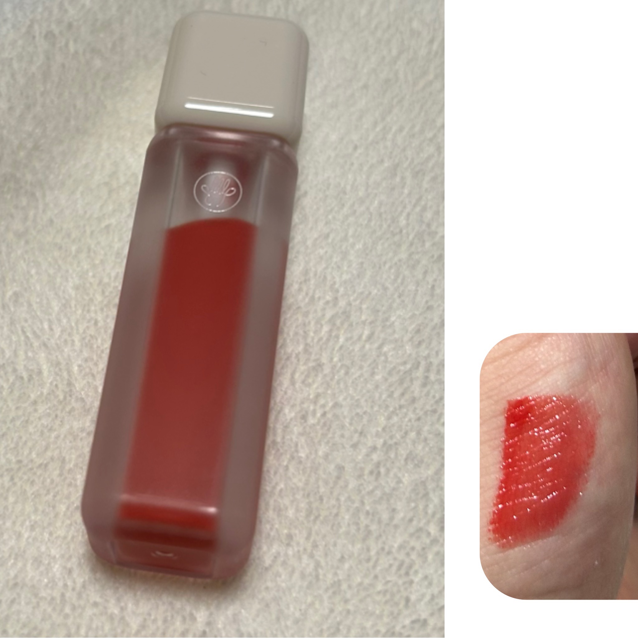 Arti Water Glow Tint/SON&PARK/口紅を使ったクチコミ（2枚目）