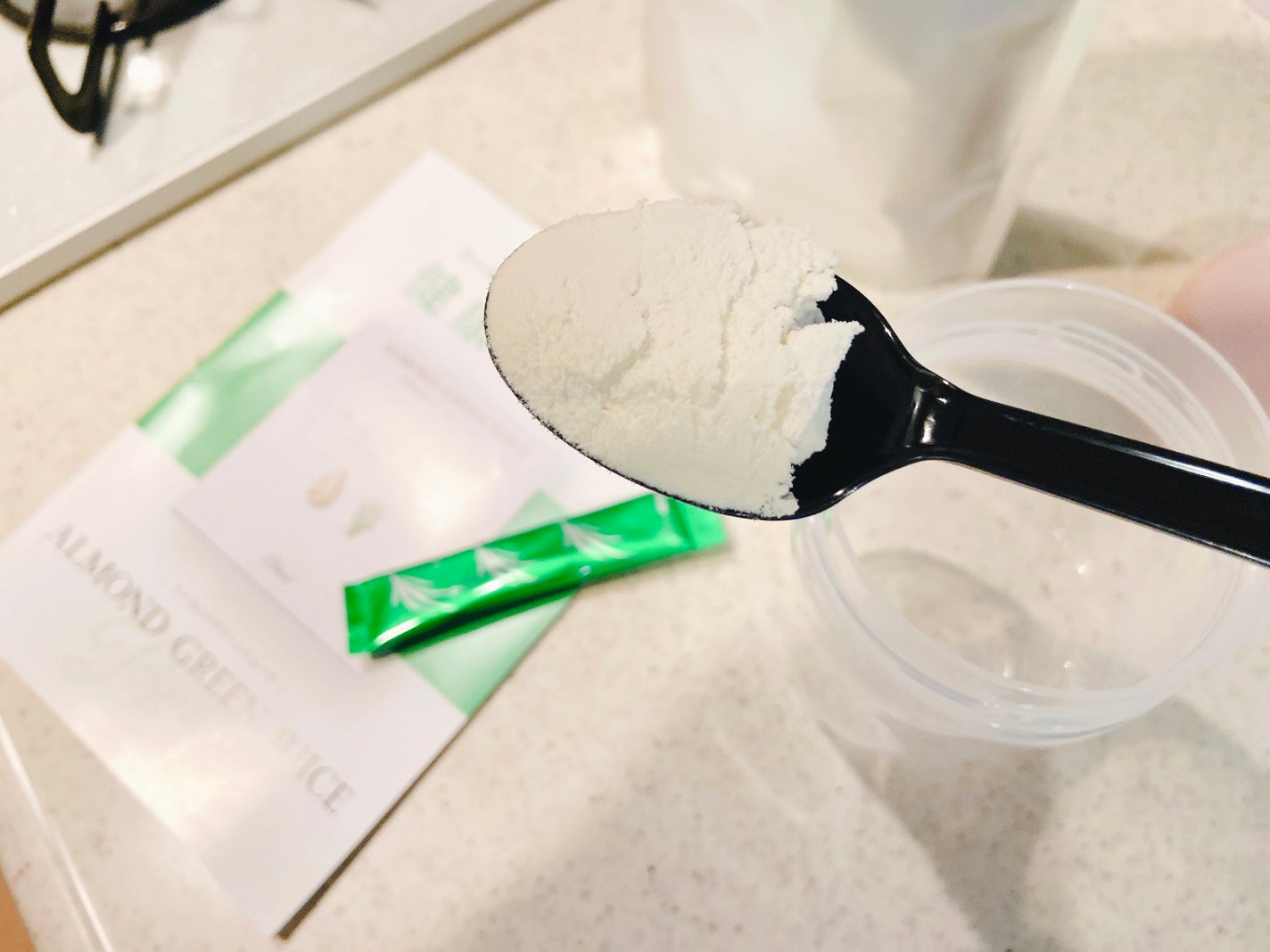 アーモンドグリーンジュース/Beheal/青汁を使ったクチコミ(6枚目)