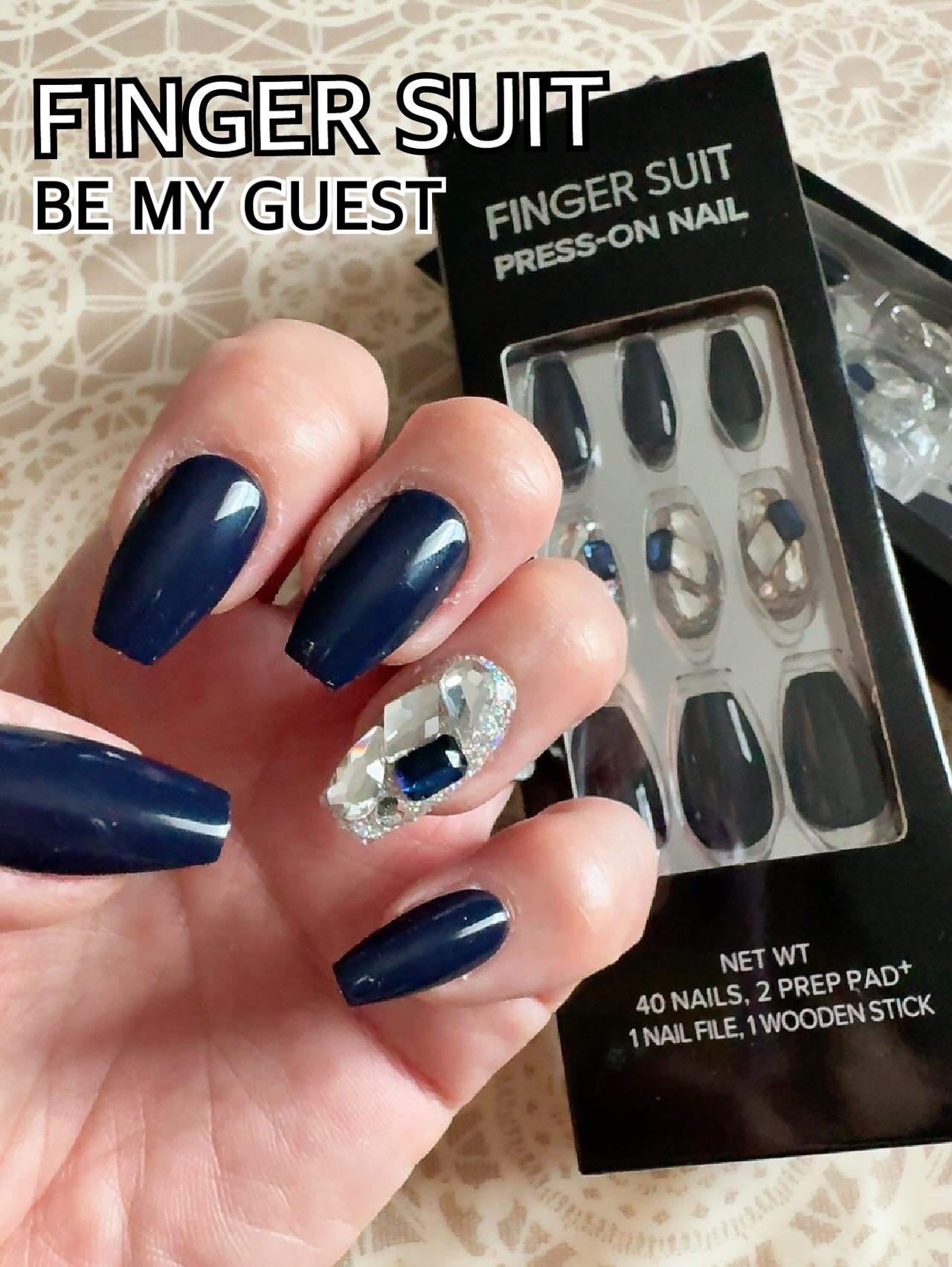 ネイルチップ(シールタイプ)/FINGER SUIT/ネイルチップ・パーツを使ったクチコミ（1枚目）