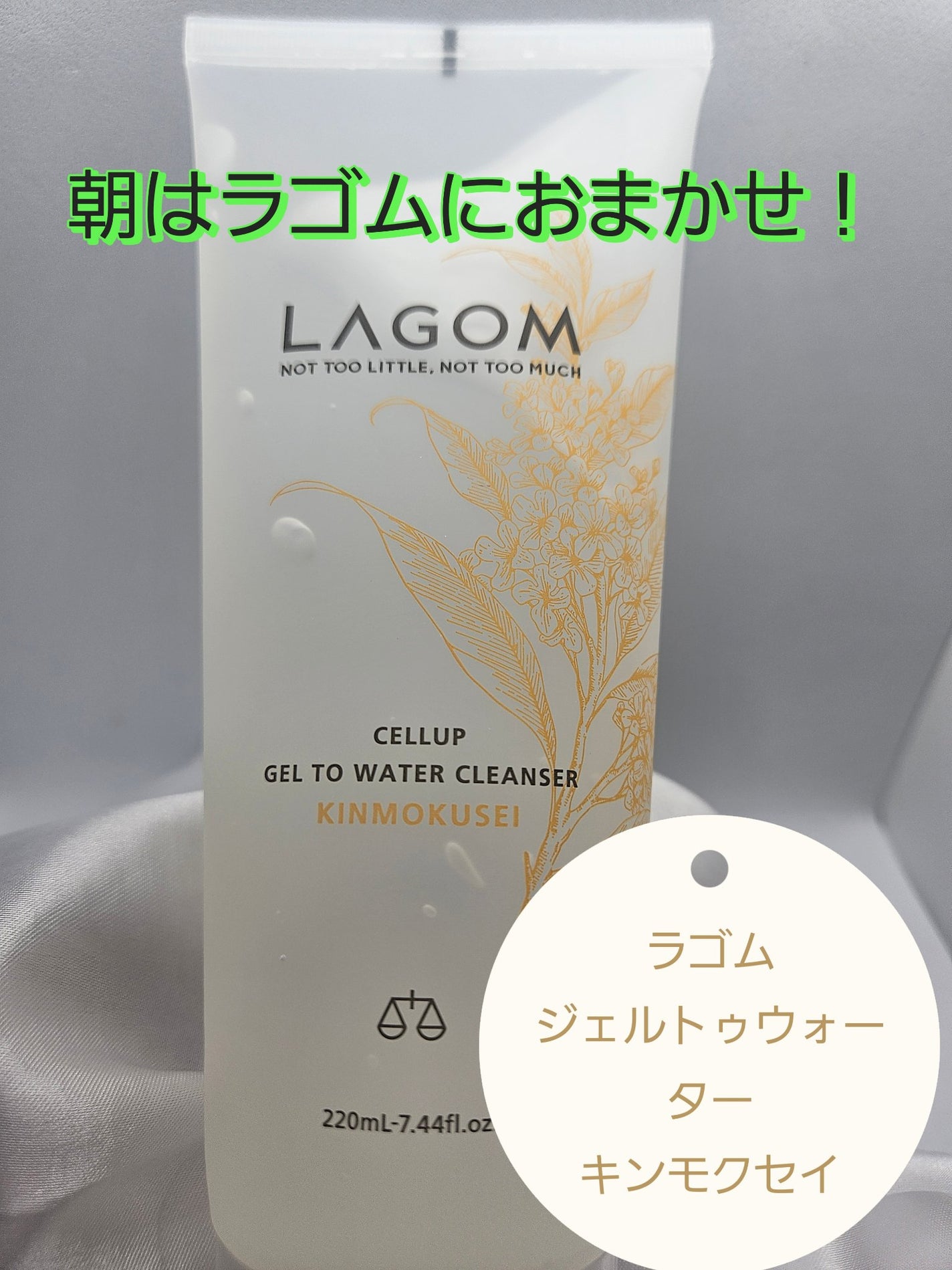 ジェルトゥウォーター クレンザー(KI)(朝洗顔料)/LAGOM /その他洗顔料を使ったクチコミ(1枚目)
