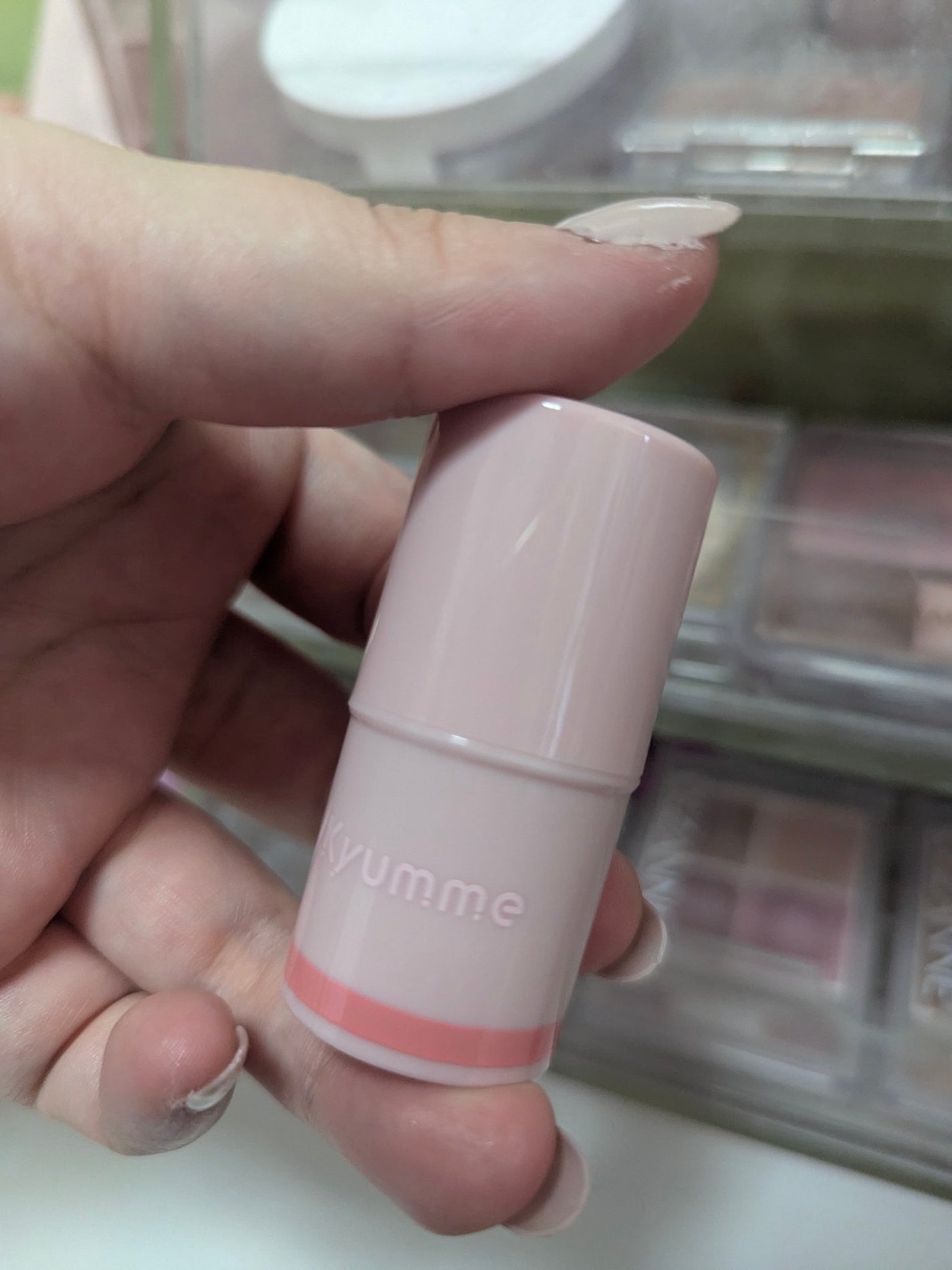 KM スティックチーク/Kyumme/ジェル・クリームチークを使ったクチコミ(2枚目)