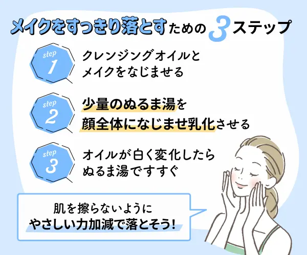 オイルクレンジングの使い方