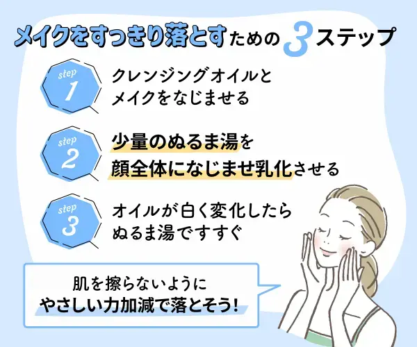 オイルクレンジングの使い方