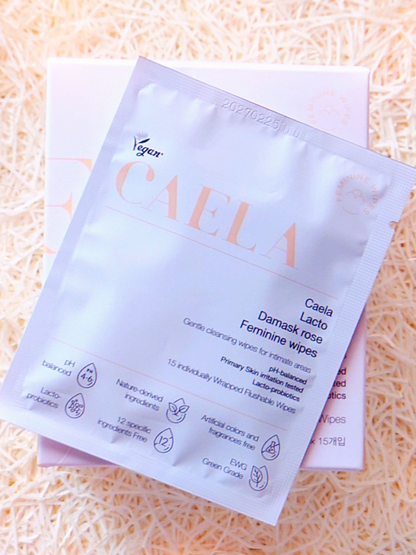 フェミニンウォッシュティッシュ/CAELA/デリケートゾーンケアを使ったクチコミ（1枚目）