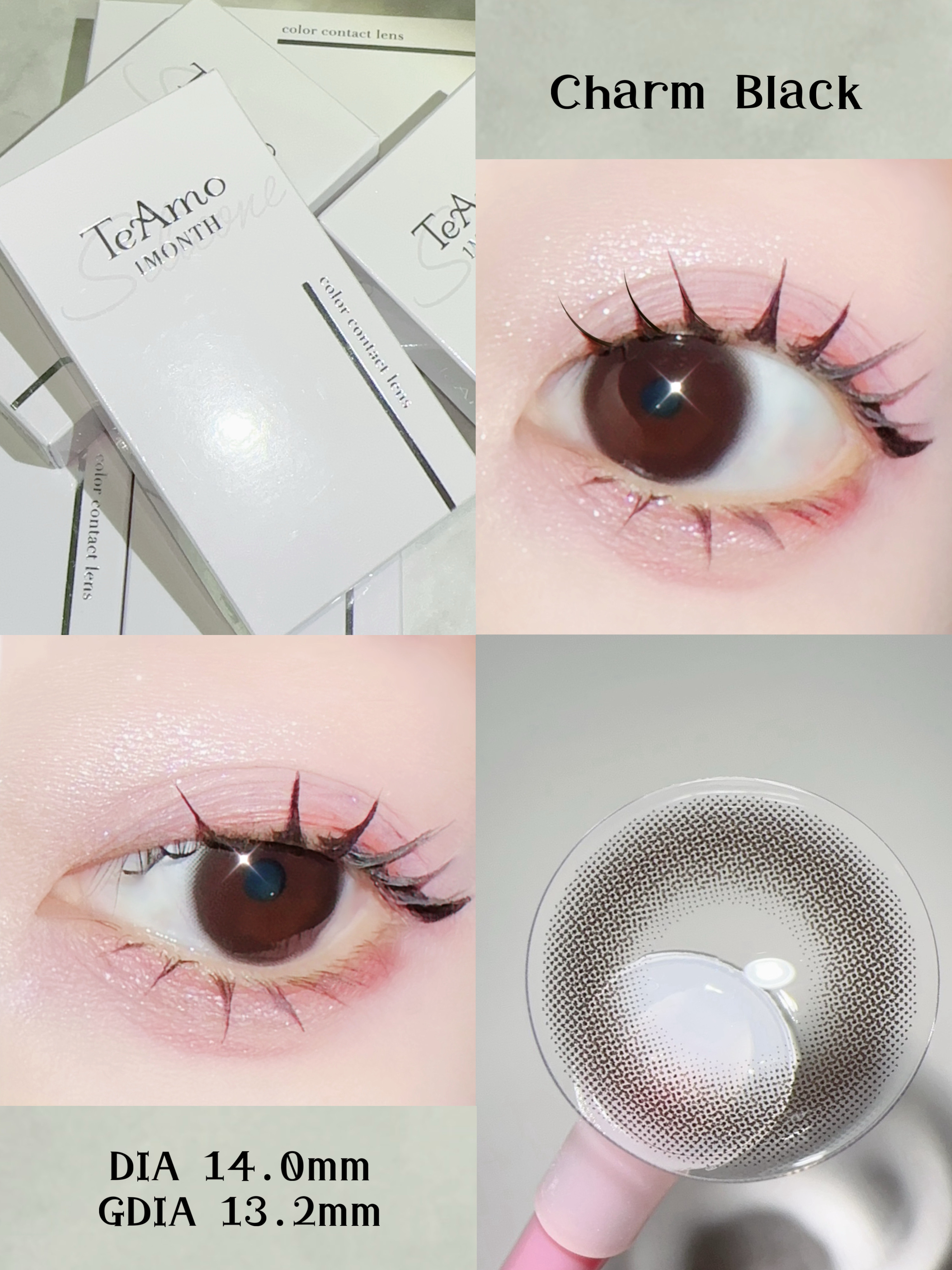 TeAmo 1month/TeAmo/１ヶ月（１MONTH）カラコンを使ったクチコミ（2枚目）