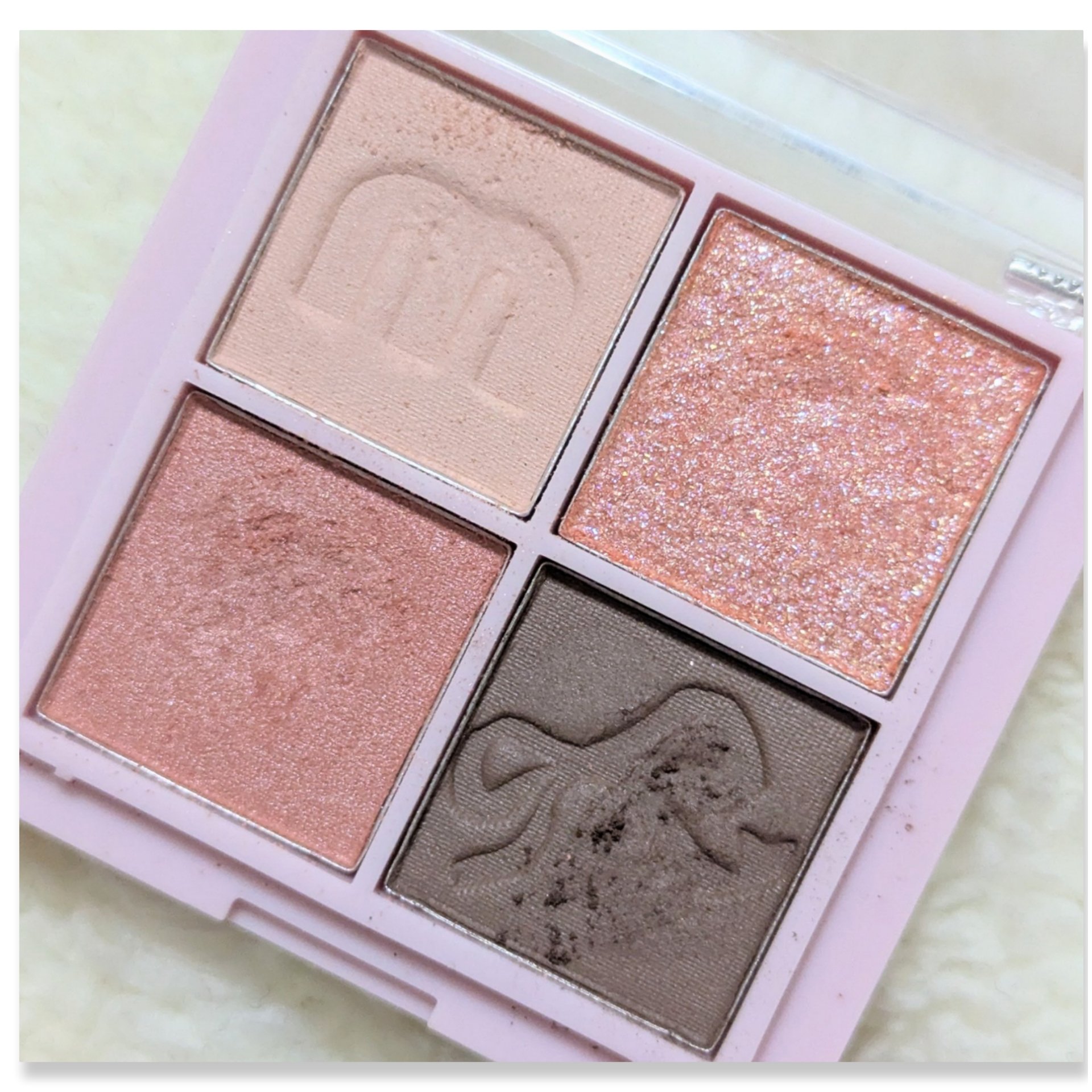 バブアイカラーパレット/minum/アイシャドウパレットを使ったクチコミ（3枚目）