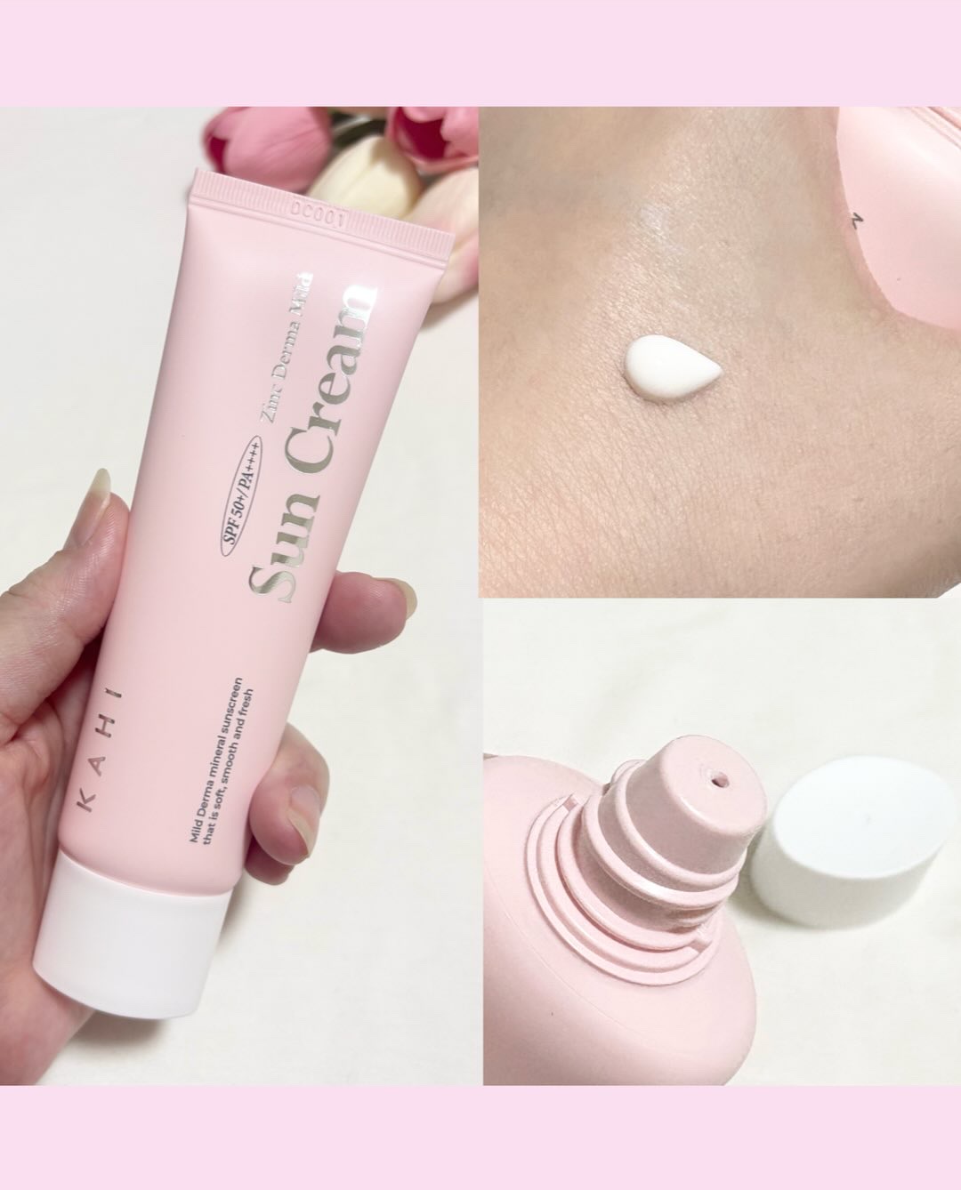 ジンク ダーマ マイルドサンクリーム/KAHI/日焼け止めクリームを使ったクチコミ（3枚目）