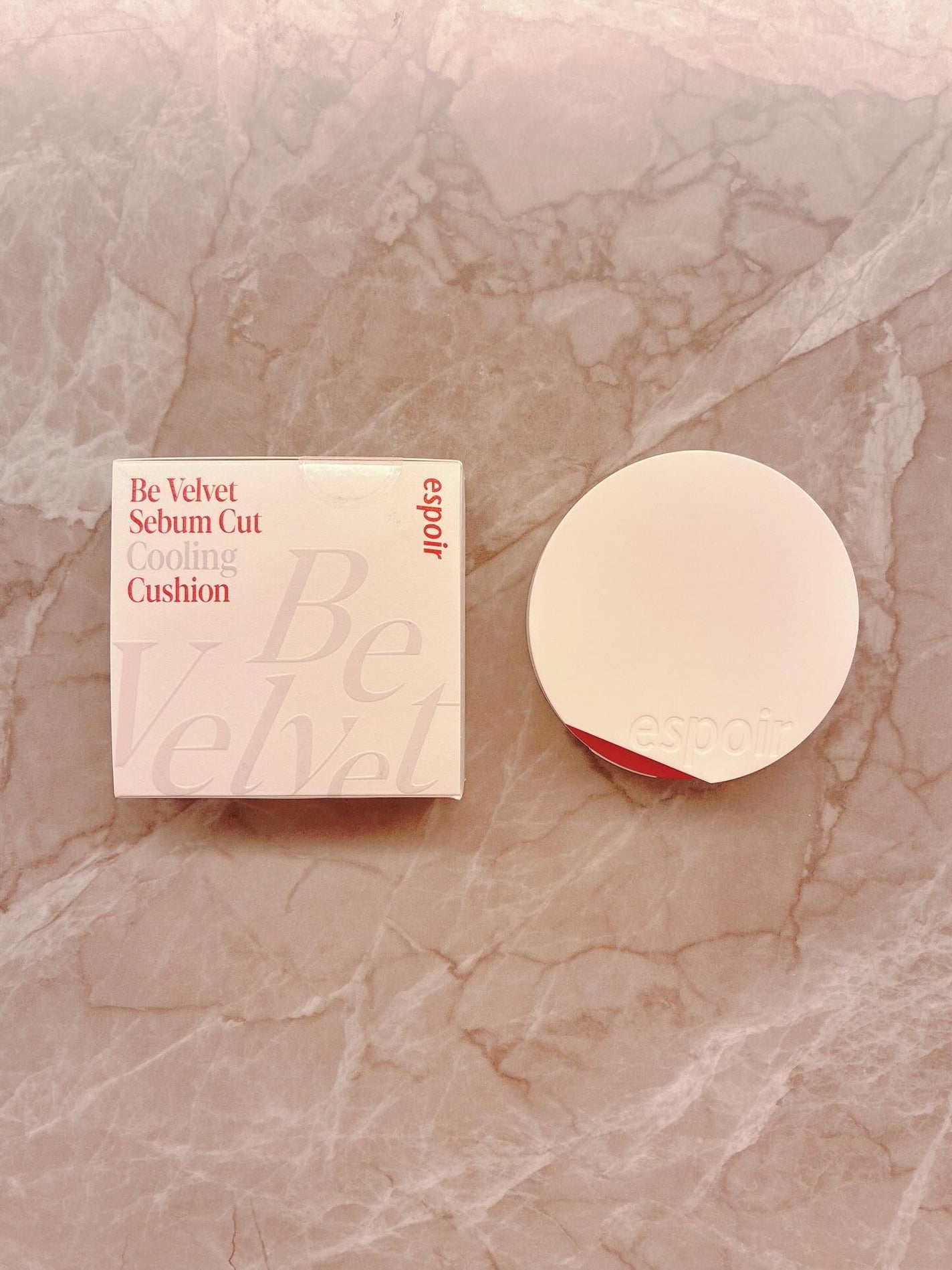 ビーベルベット セバムカットクッション/espoir/プレストパウダーを使ったクチコミ(1枚目)