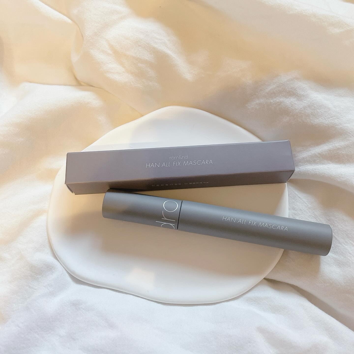 ハンオールフィックスマスカラ L01 ロングブラック(LONG BLACK)/rom&nd/マスカラを使ったクチコミ（1枚目）