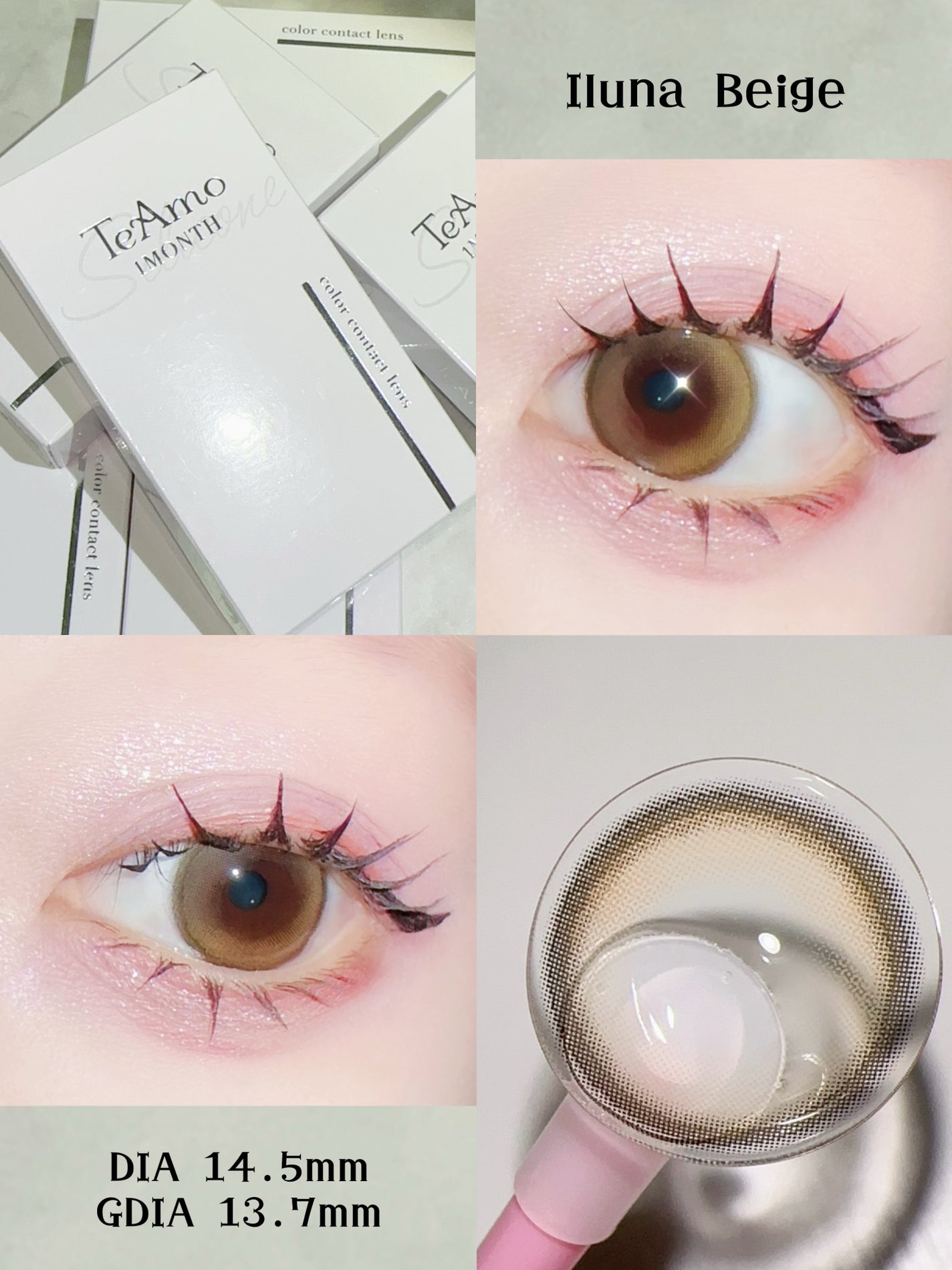 TeAmo 1month/TeAmo/1ヶ月(1MONTH)カラコンを使ったクチコミ(4枚目)