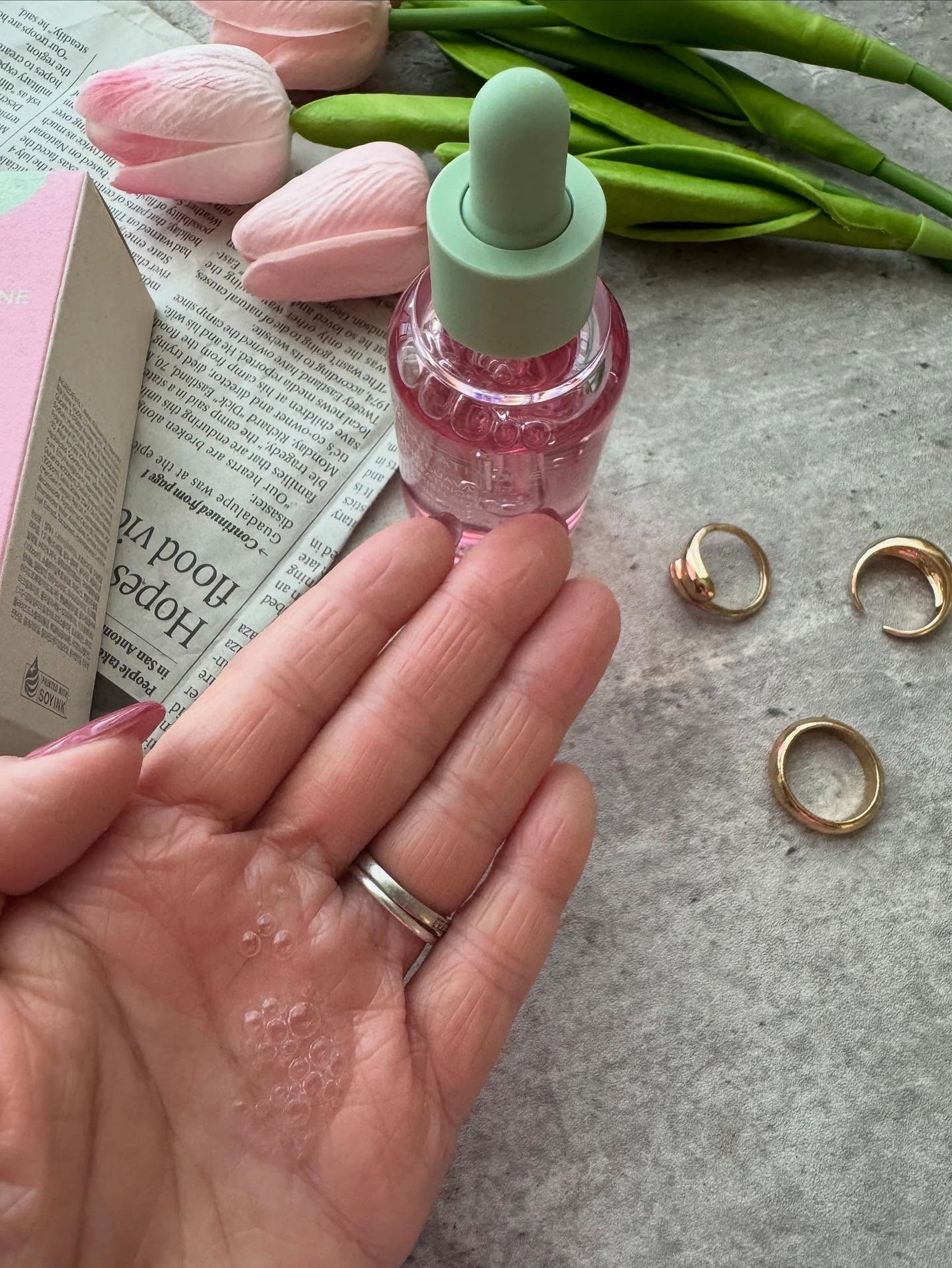 ビギンスバイジョンセンムルピンクGBセラム/BeginS by JUNGSAEMMOOL/美容液を使ったクチコミ(4枚目)